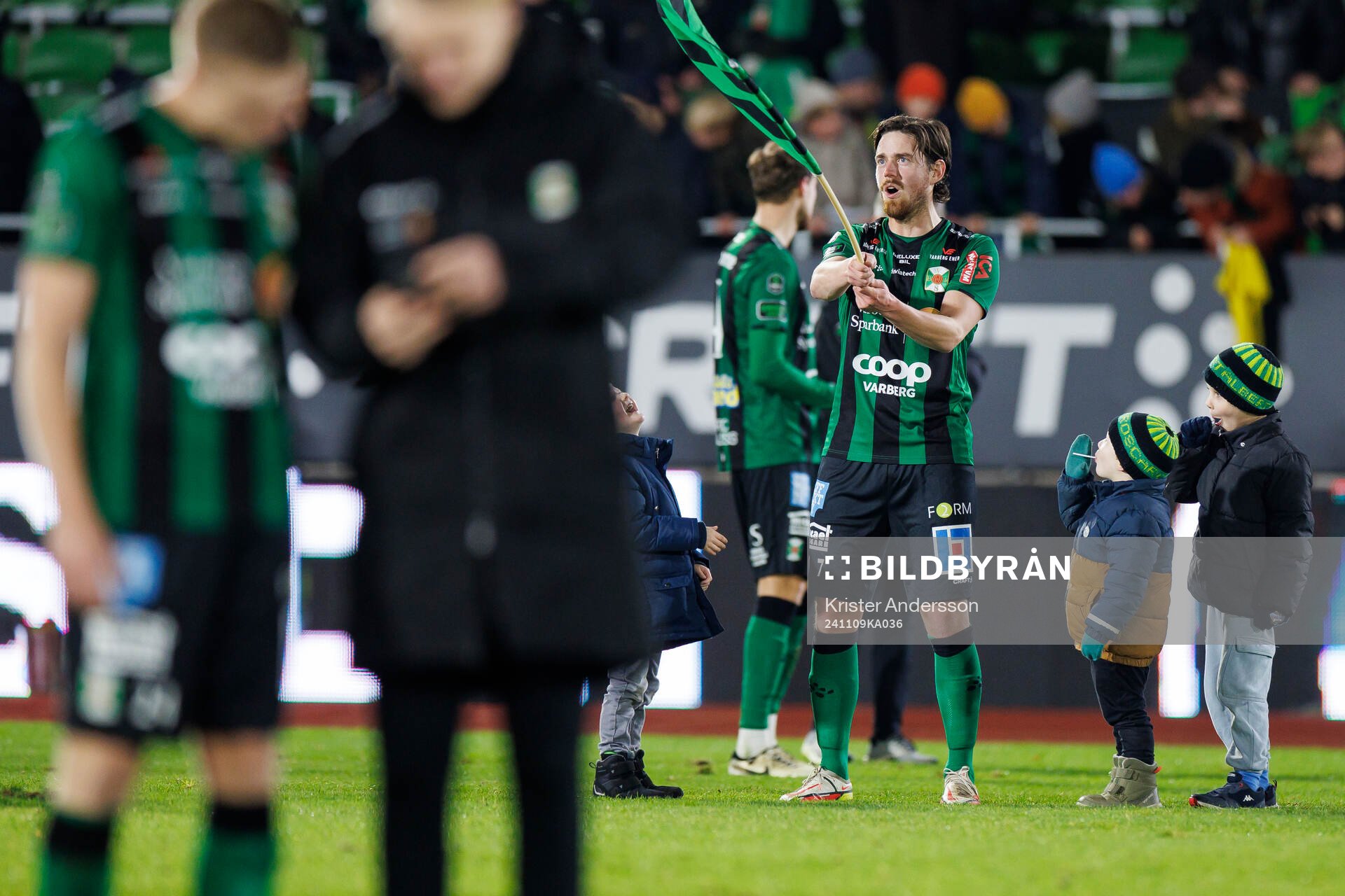 Varbergs Robin Tranberg jublar