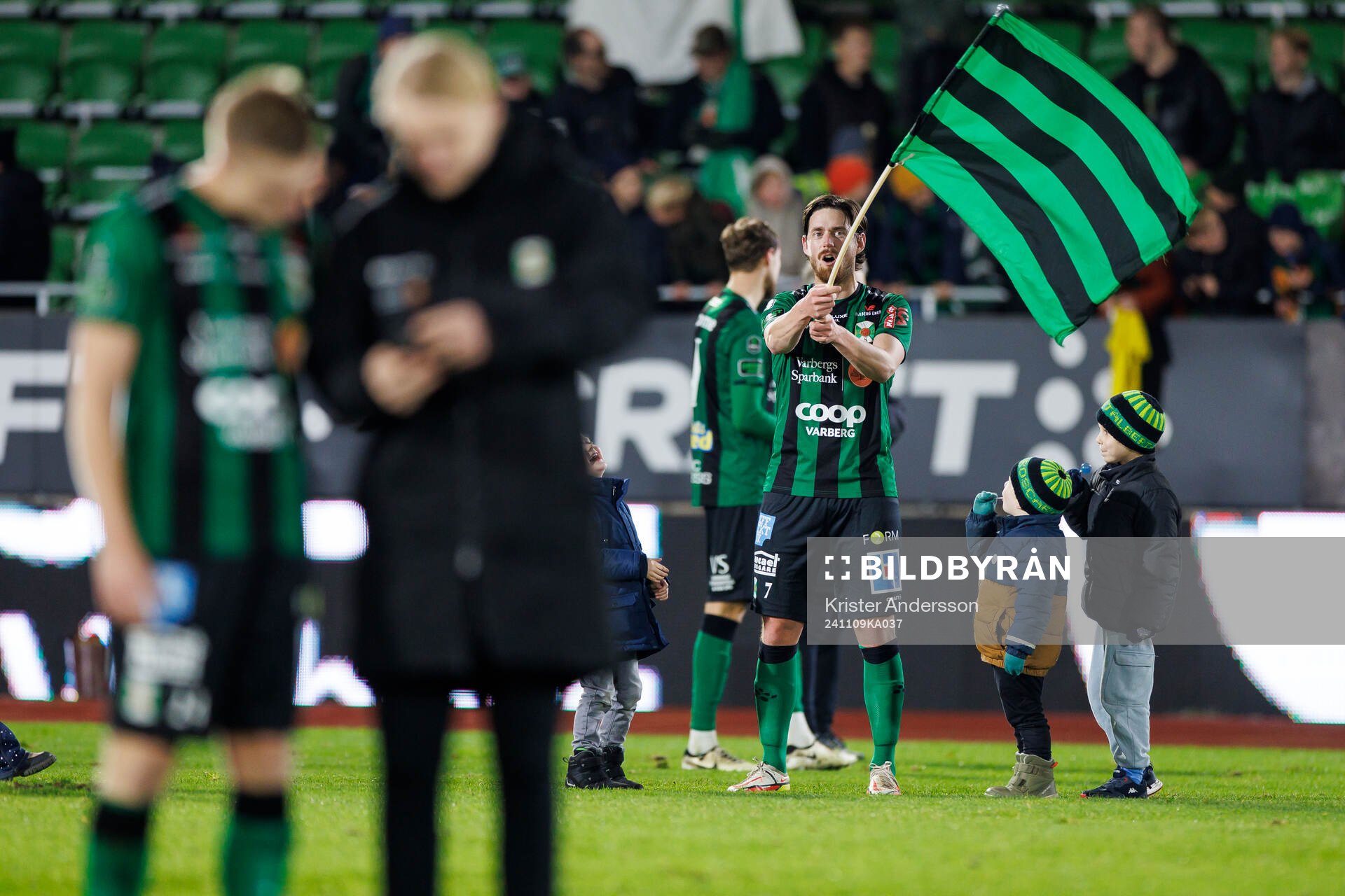 Varbergs Robin Tranberg jublar