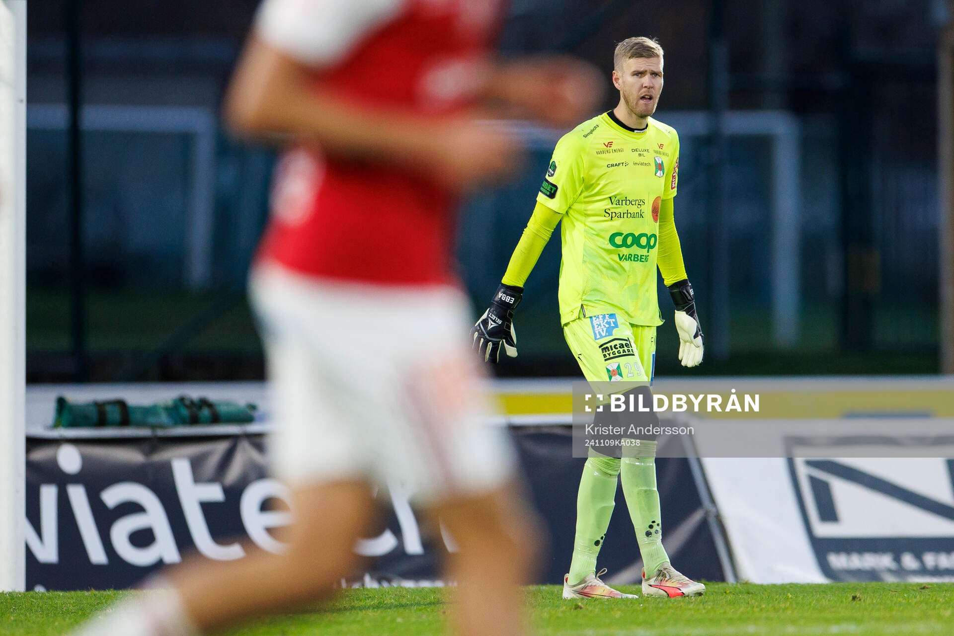 Varbergs målvakt Fredrik Andersson