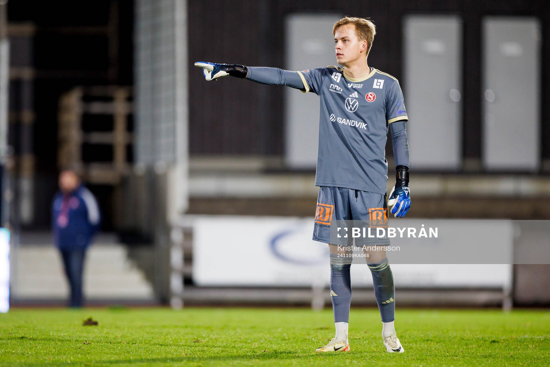 Sandvikens IFs målvakt Hannes Sveijer