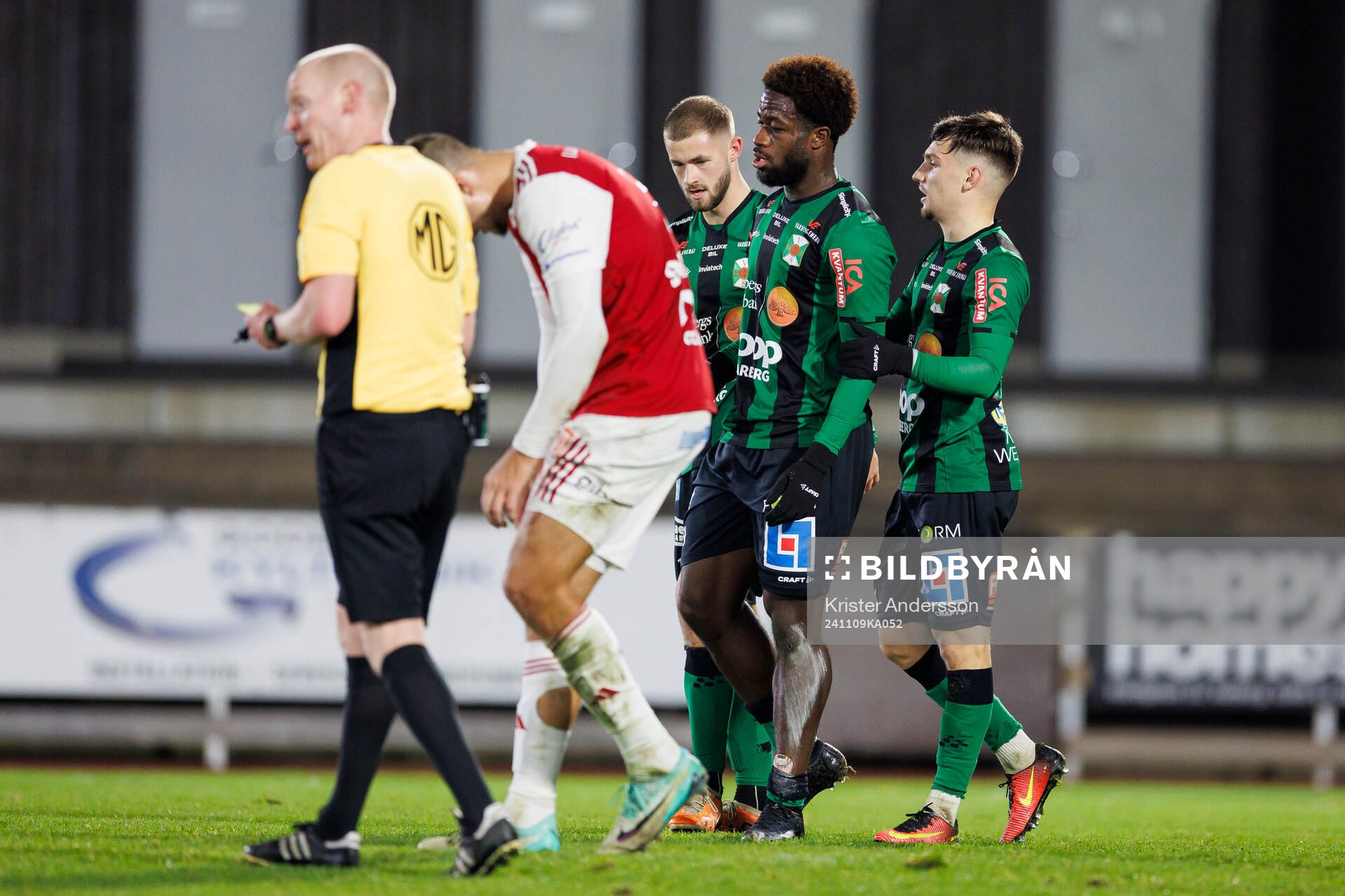 Varbergs Kevin Appiah Nyarko jublar