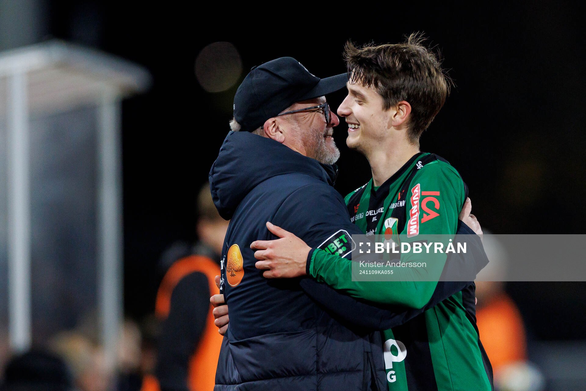 Varbergs tränare Roar Hansen och Olle Edlund