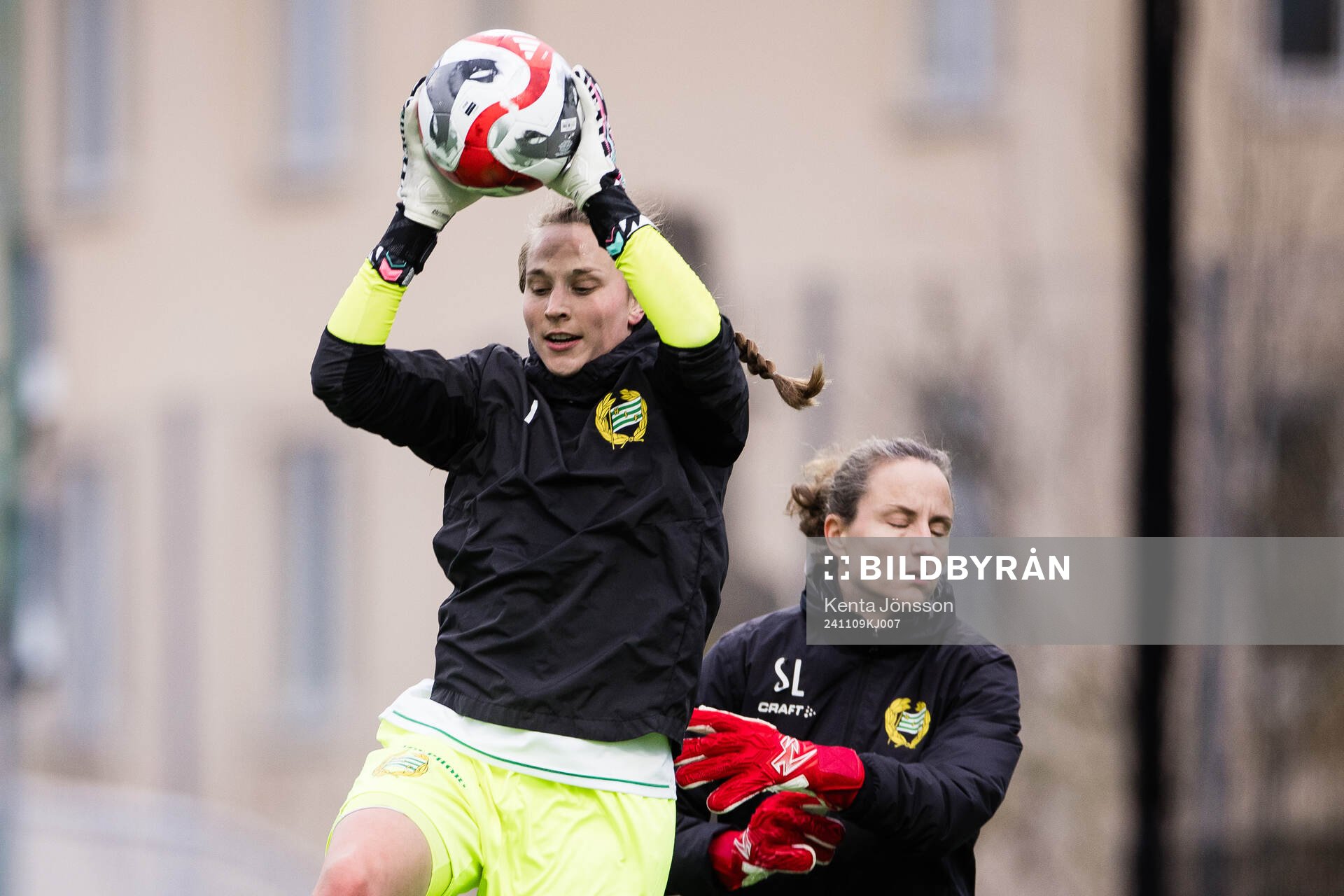 Hammarbys målvakt Anna Tamminen