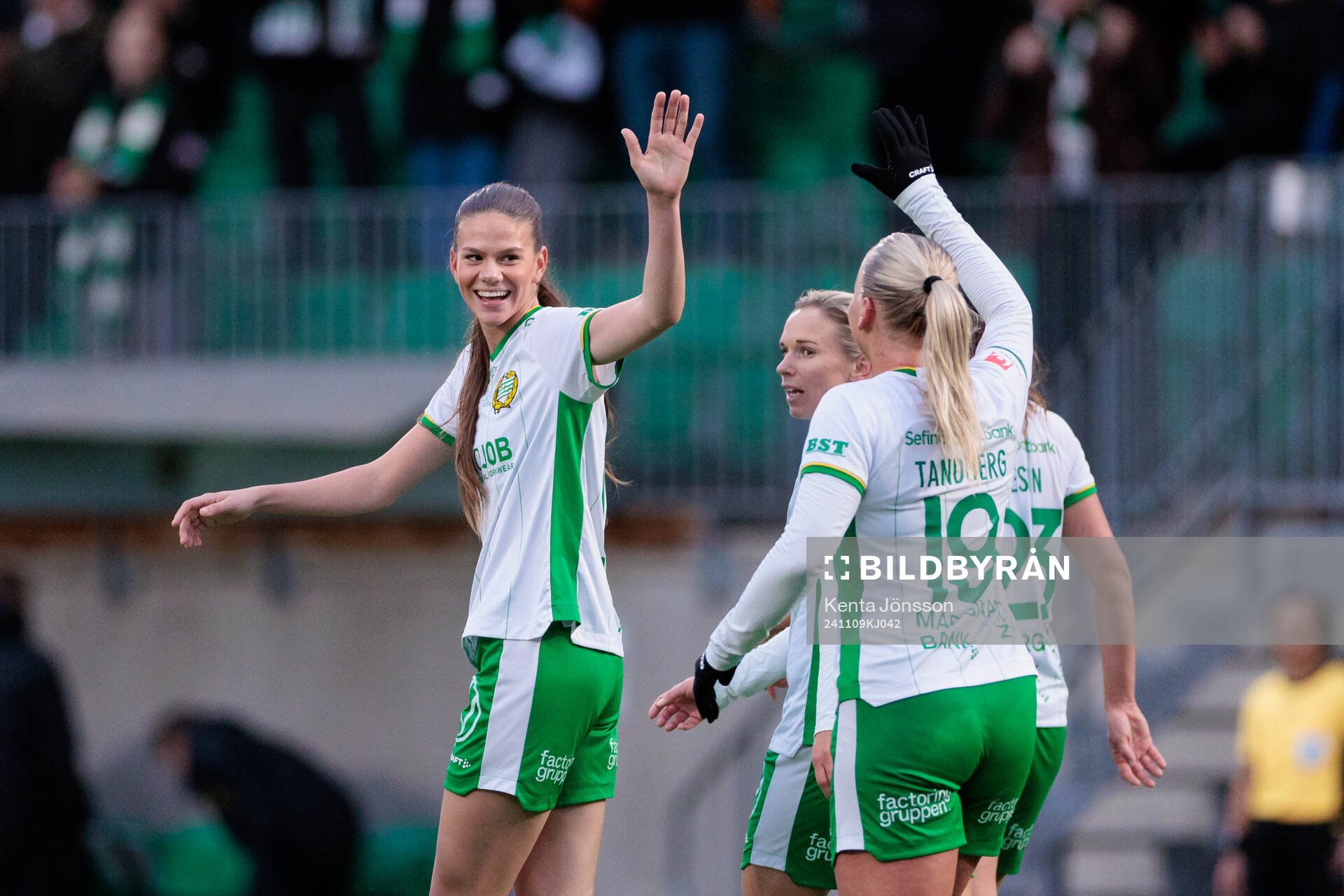Hammarbys Bella Andersson jublar