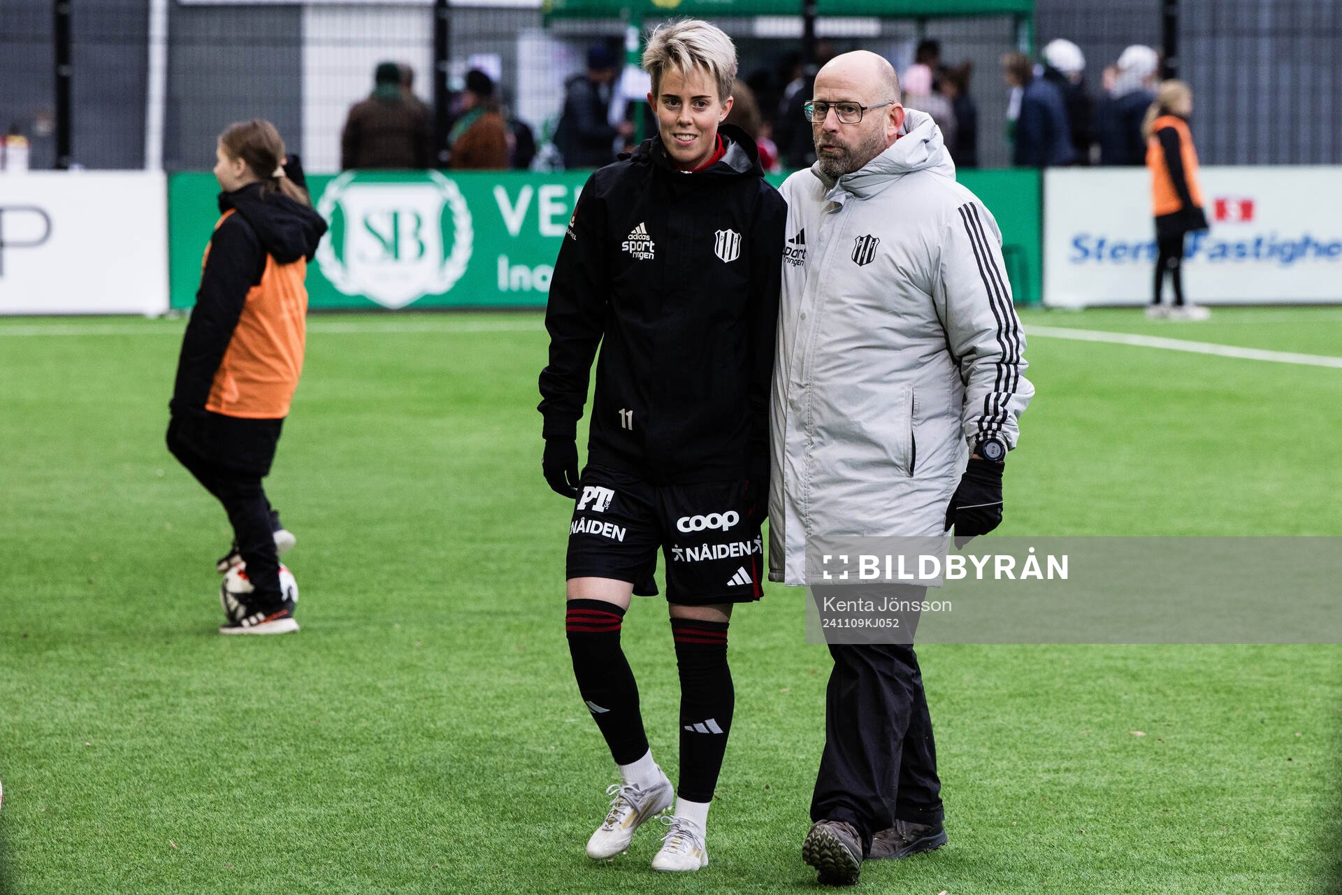 Piteås Cecilia Edlund och tränare Stellan Carlsson