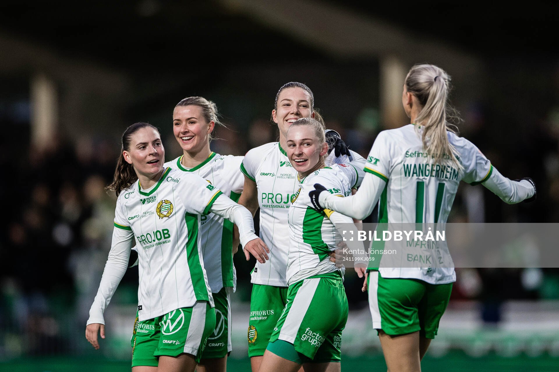 Hammarbys Emma Westin jublar