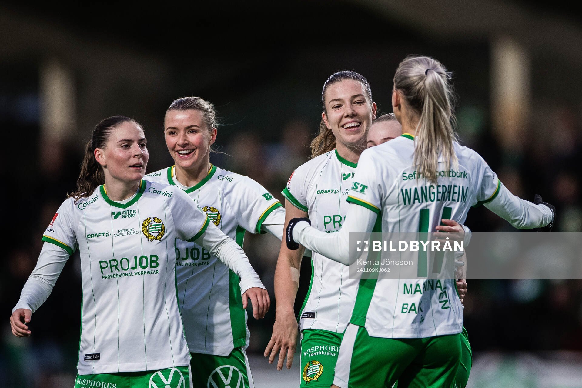 Hammarbys Emma Westin jublar