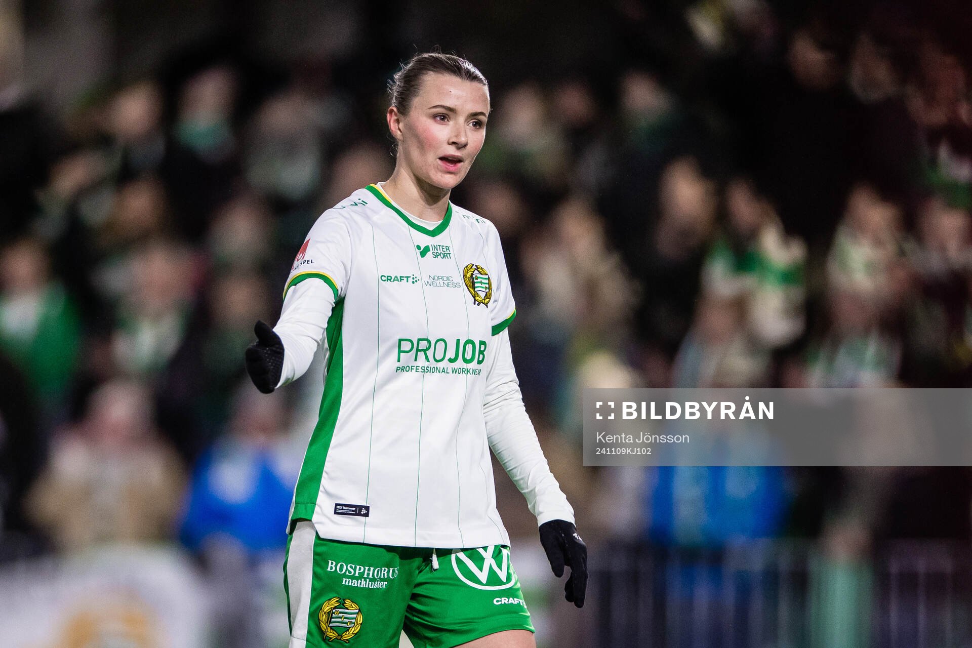 Hammarbys Thea Sørbo jublar
