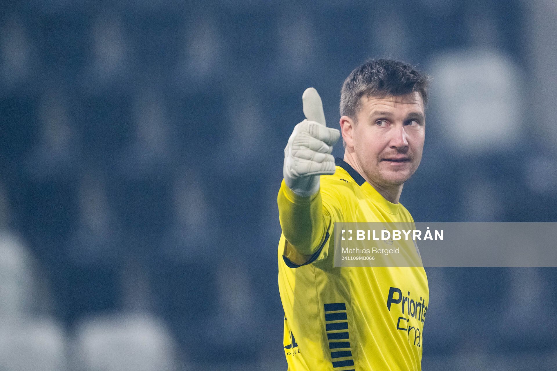 Utsiktens målvakt Oliver Gustafsson