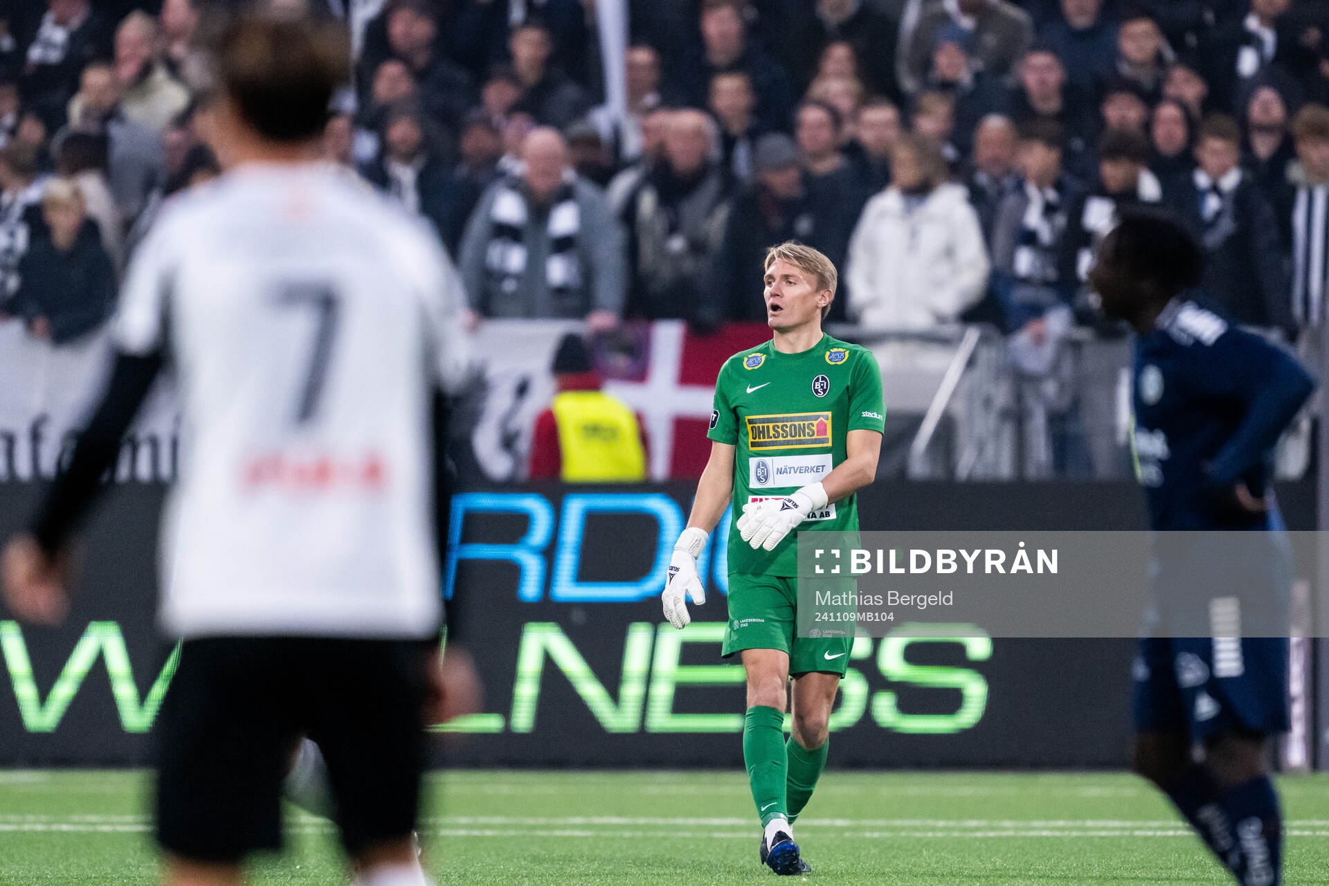 Landskronas målvakt Svante Hildeman