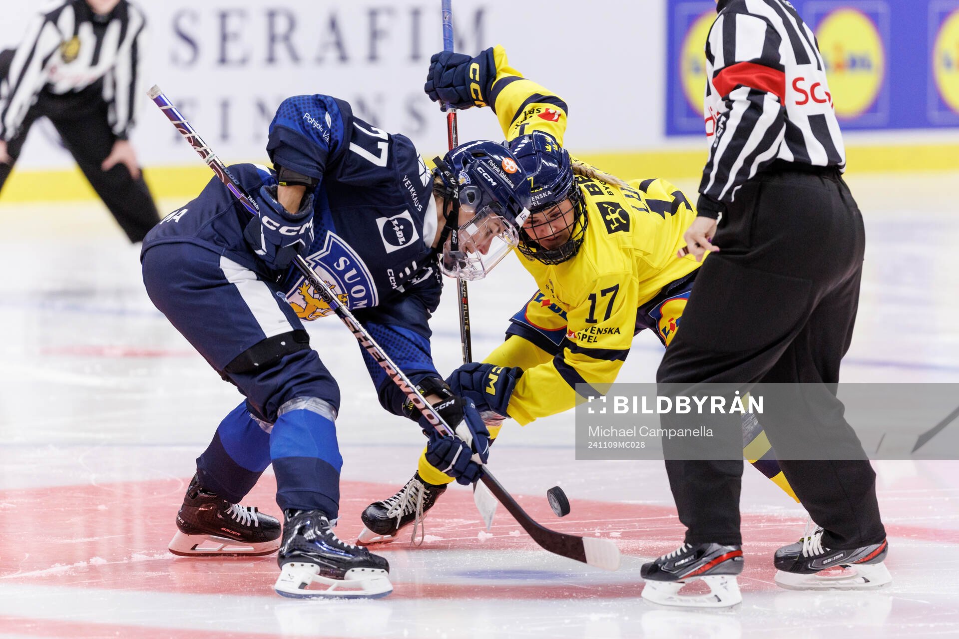 Susanna Tapani of Finland and Sofie Lundin of Sweden