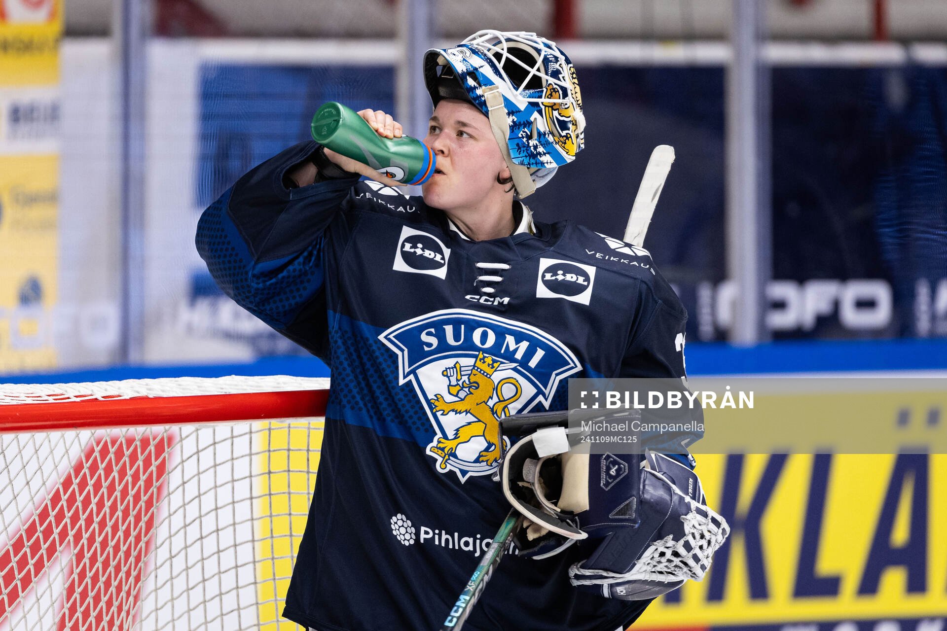 Finland goaltender Anni Keisala