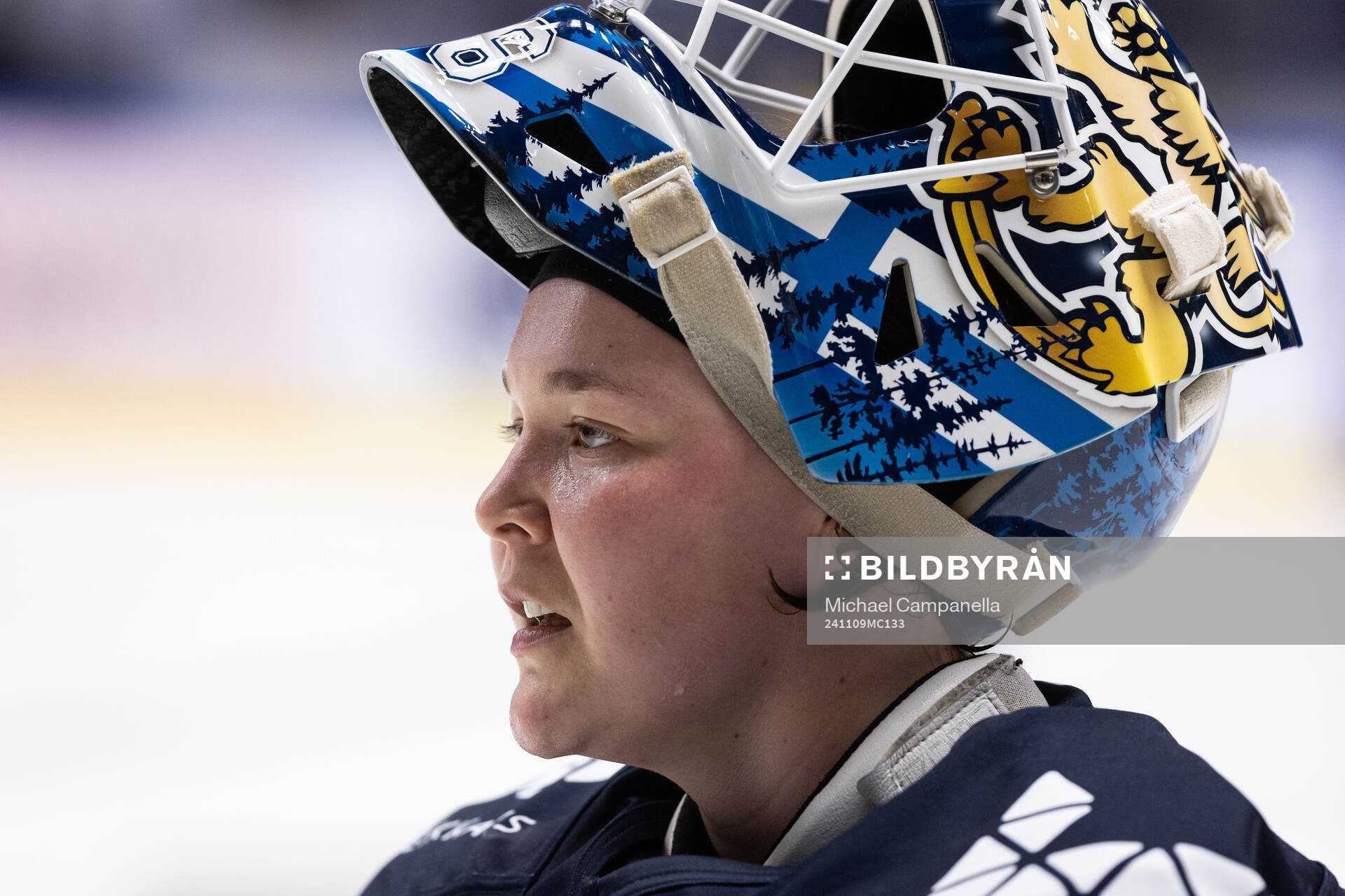 Finland goaltender Anni Keisala