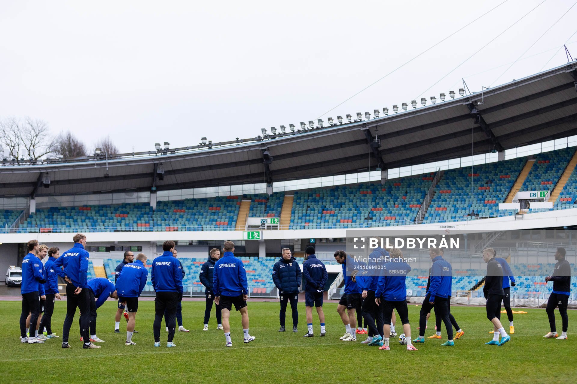 IFK Göteborgs spelare och ledare samlade