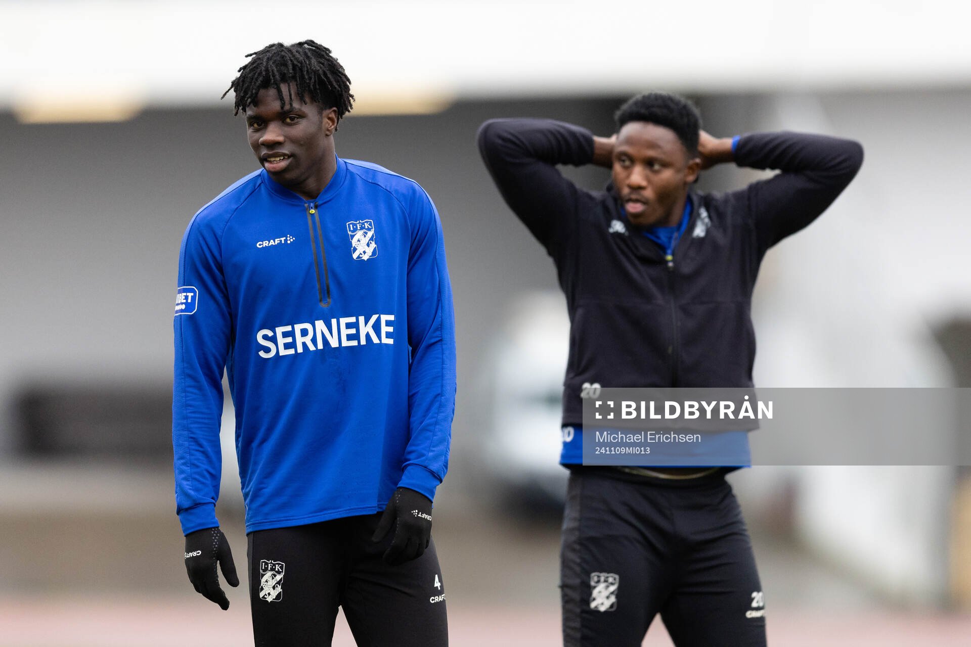 IFK Göteborgs Rockson Yeboah och Suleiman Abdullahi