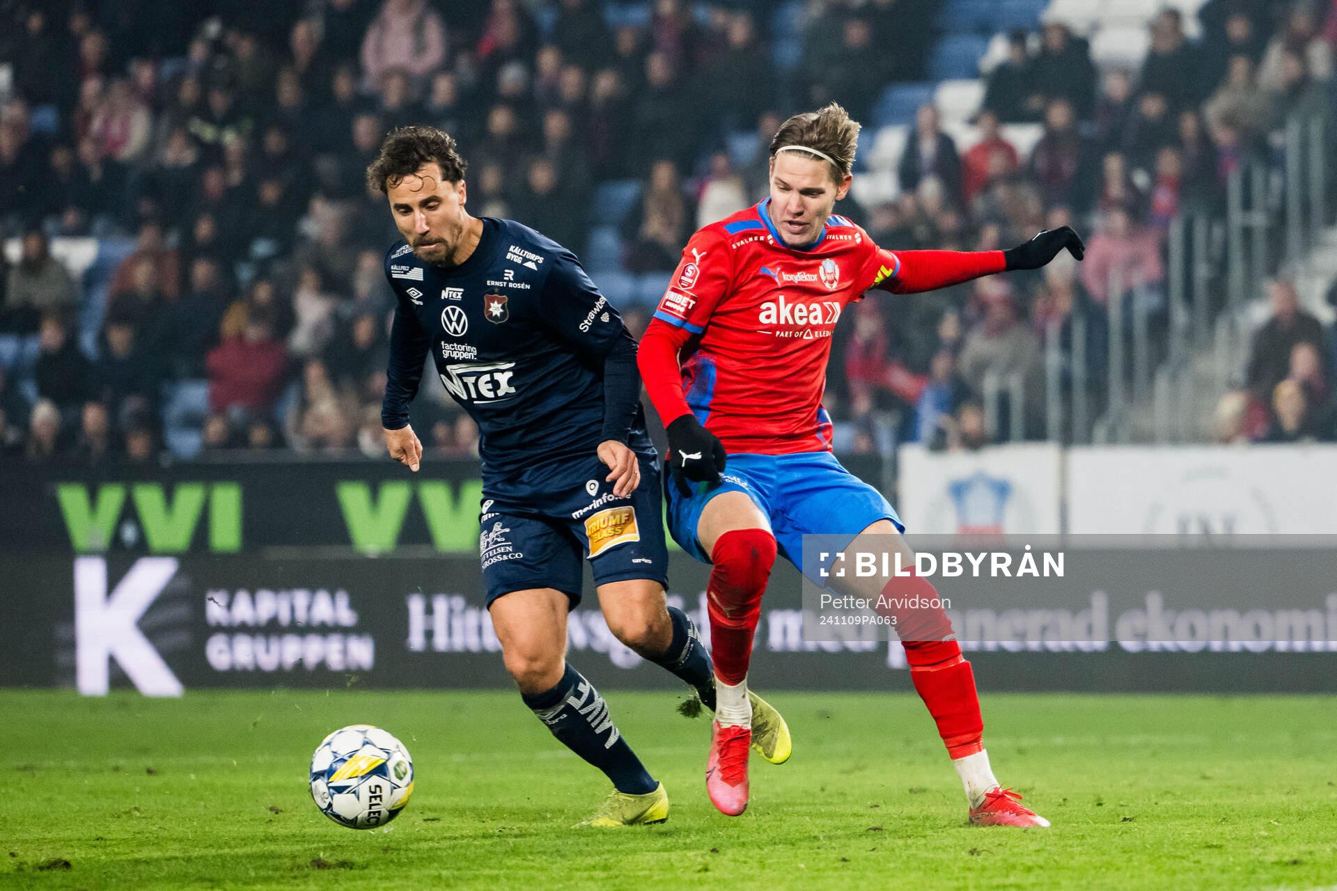 Örgrytes Daniel Paulson och Helsingborgs Taylor Silverholt