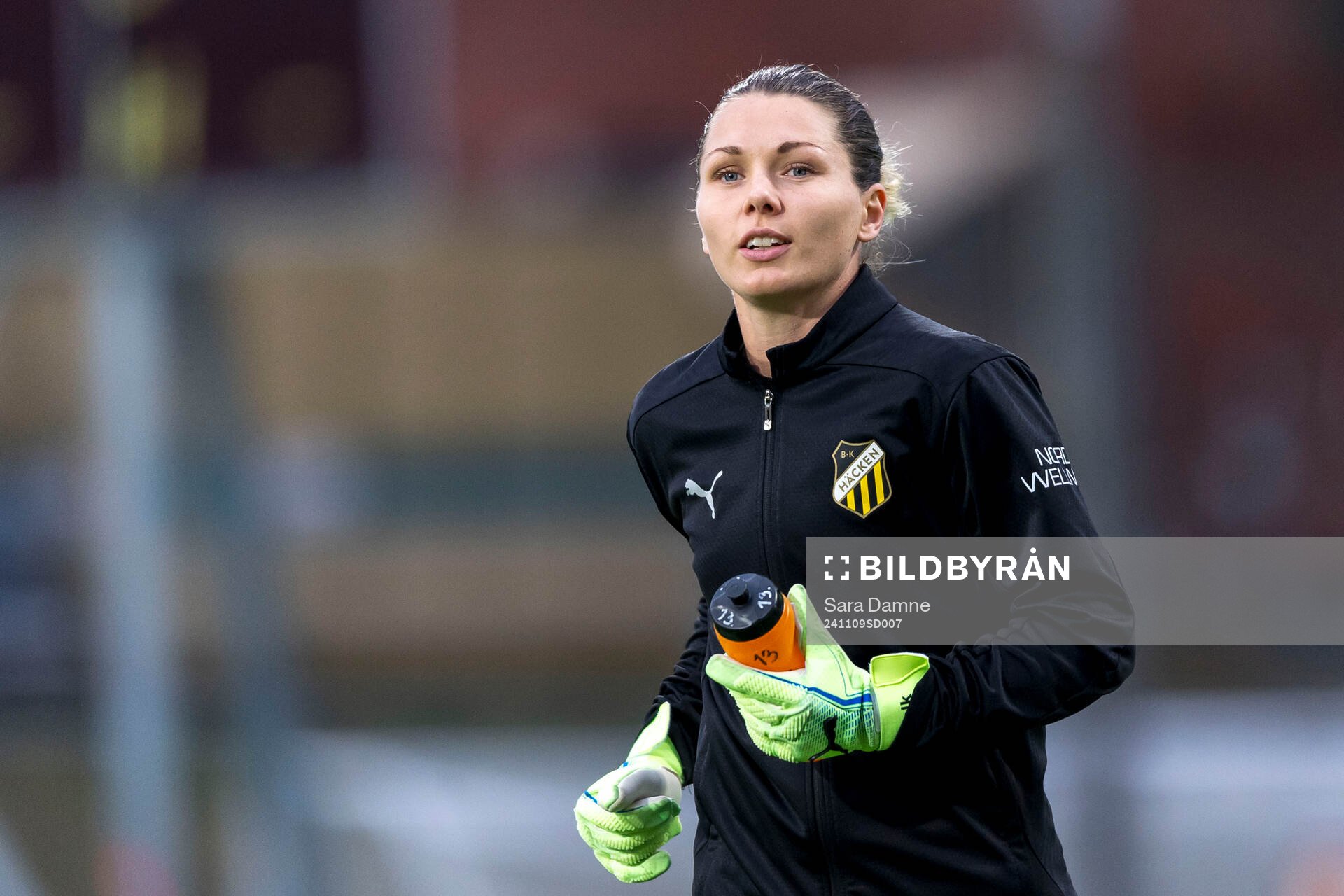 Häckens målvakt Jennifer Falk