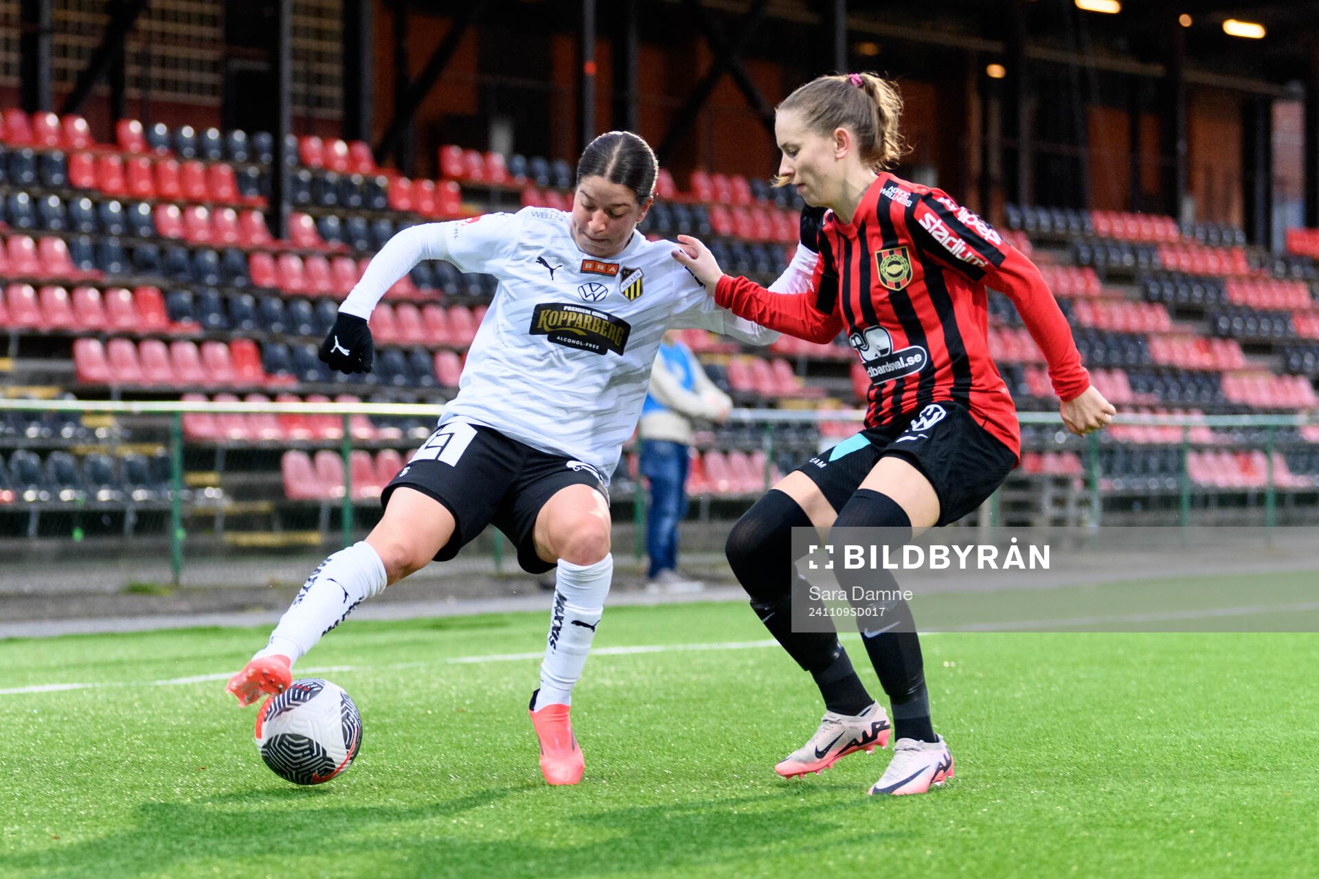 Häckens Ruby Grant och Brommapojkarnas Ida Bengtsson