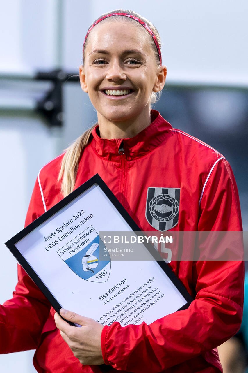 Brommapojkarnas Elsa Karlsson tilldelas ”Årets spelare”