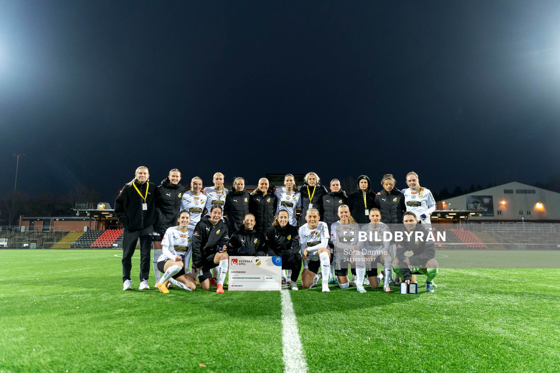 Häckens spelare tilldelas ”Europabonus” av Svenska Spel