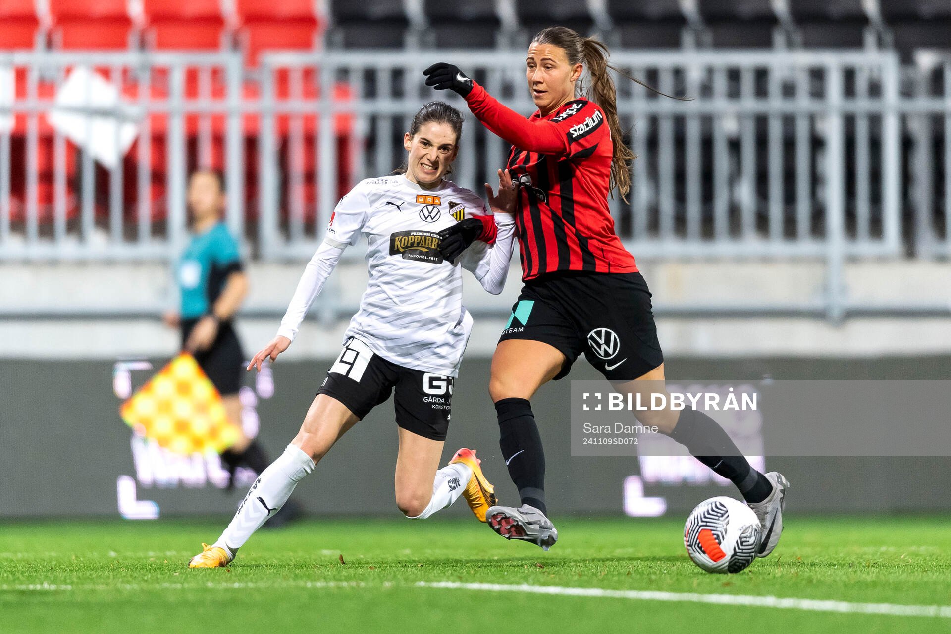 Häckens Clarissa Larisey och Brommapojkarnas Emilia