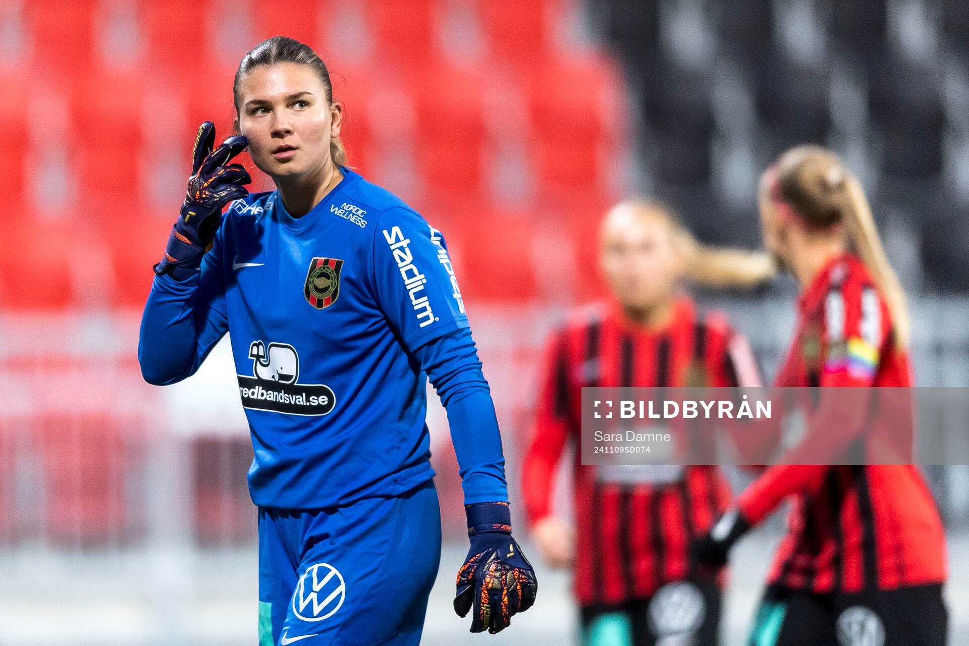 Brommapojkarnas målvakt Anna Aurora Koivunen