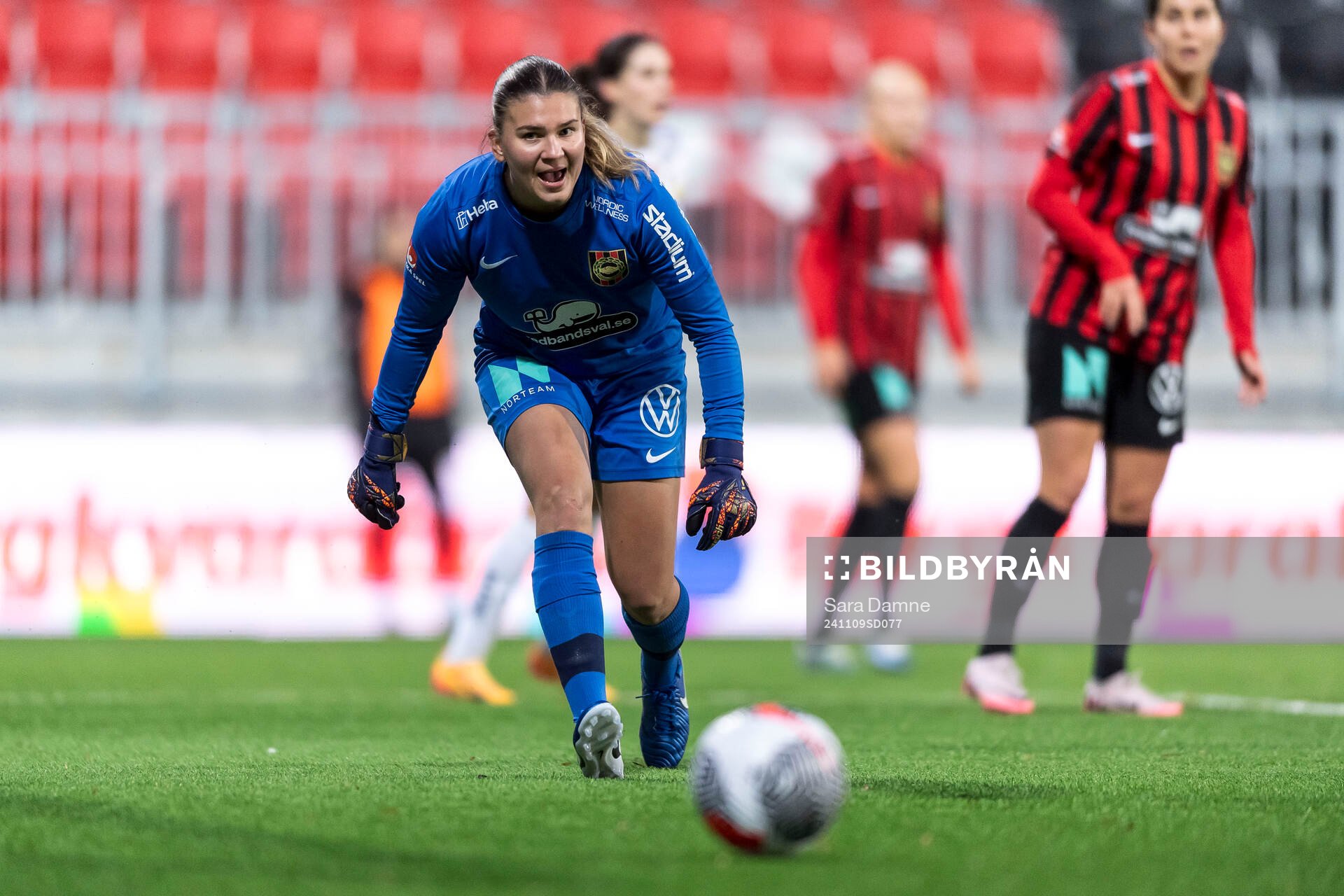 Brommapojkarnas målvakt Anna Aurora Koivunen