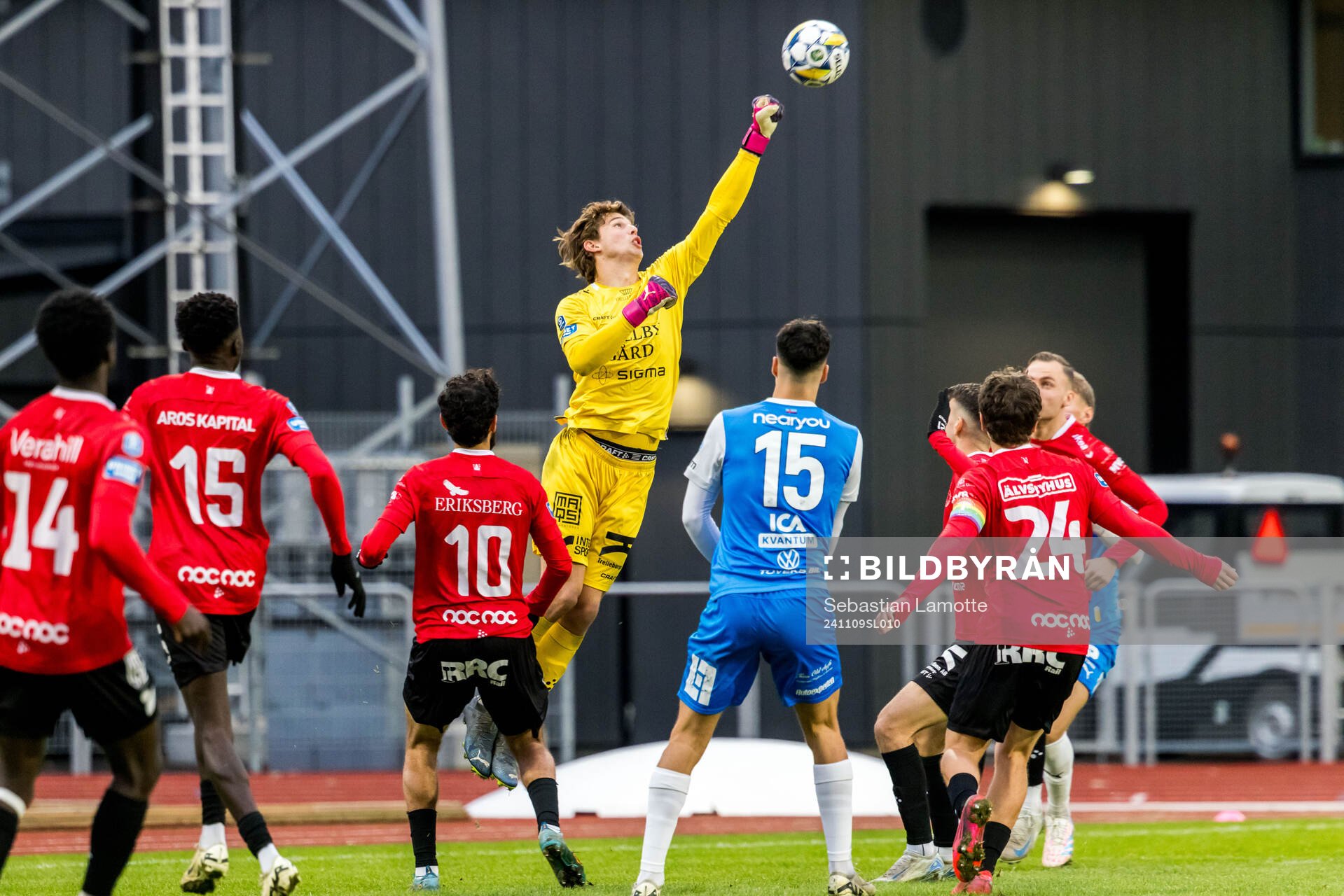 Trelleborgs målvakt Melker Ellborg