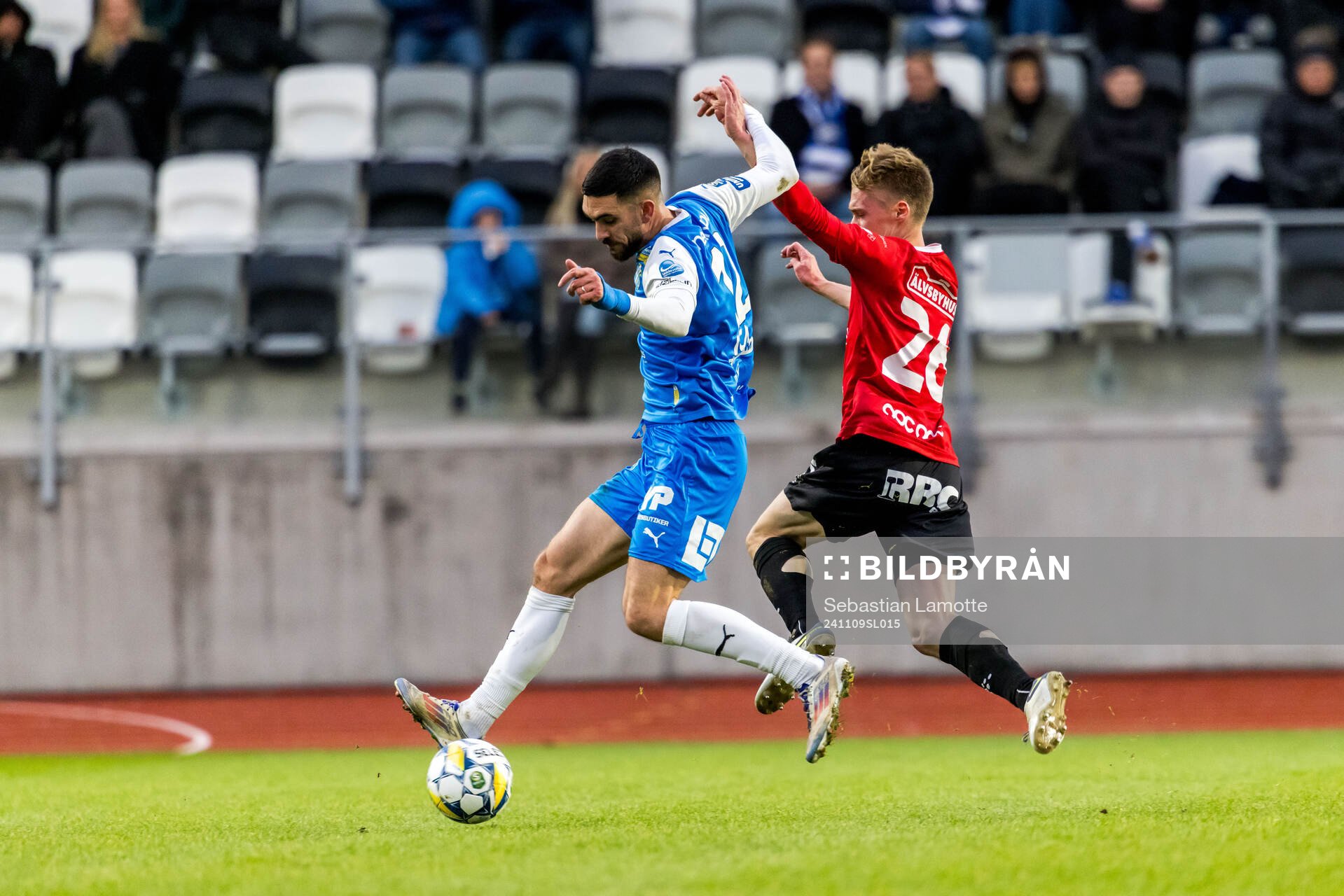 Oddevolds Daniel Krezic och Trelleborgs Abbe Rehn
