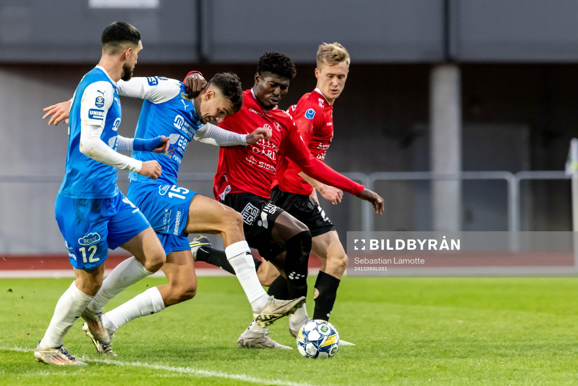 Oddevolds Assad Al Hamlawi och Trelleborgs Samuel Asoma