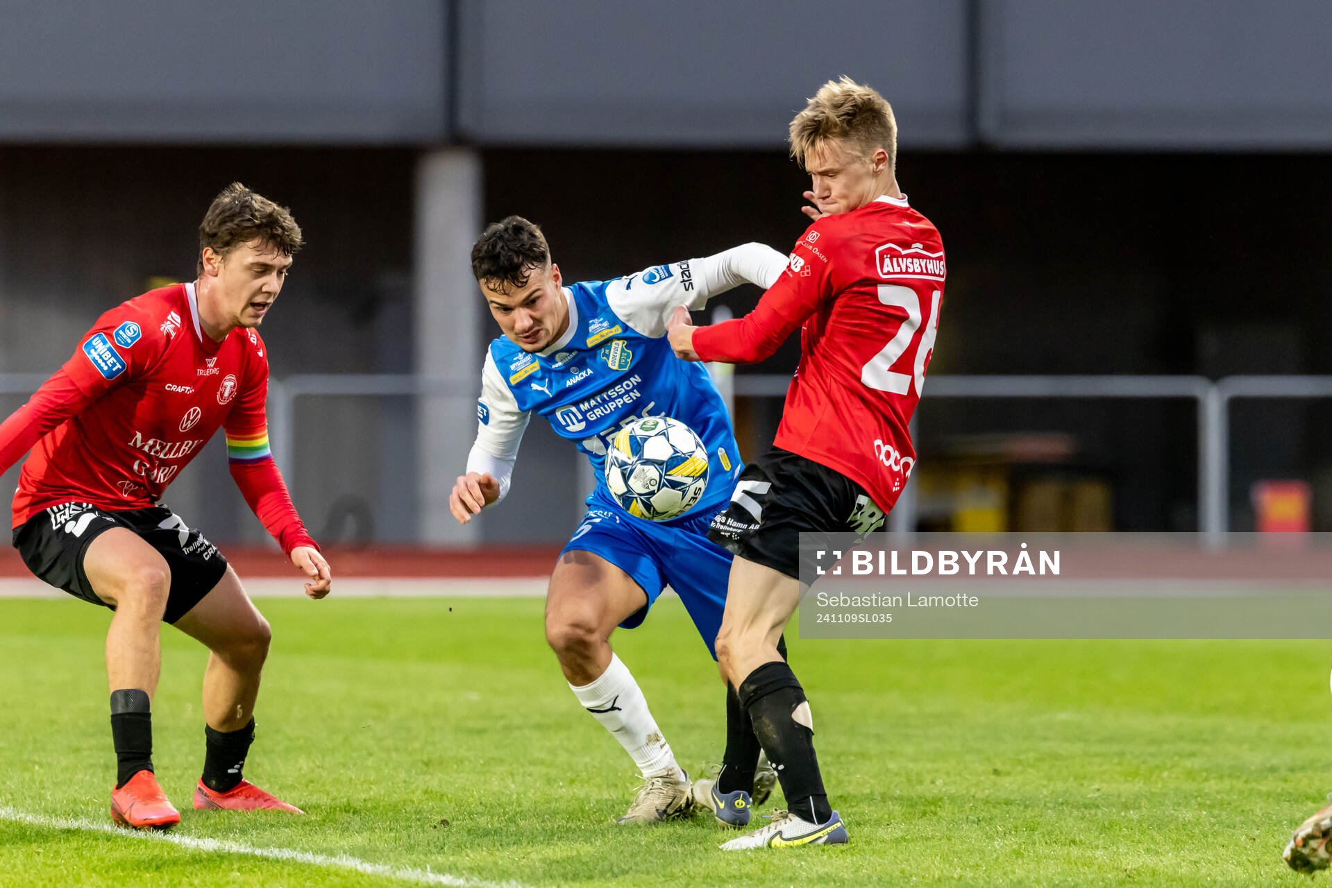 Trelleborgs Viktor Christiansson och Oddevolds Assad Al