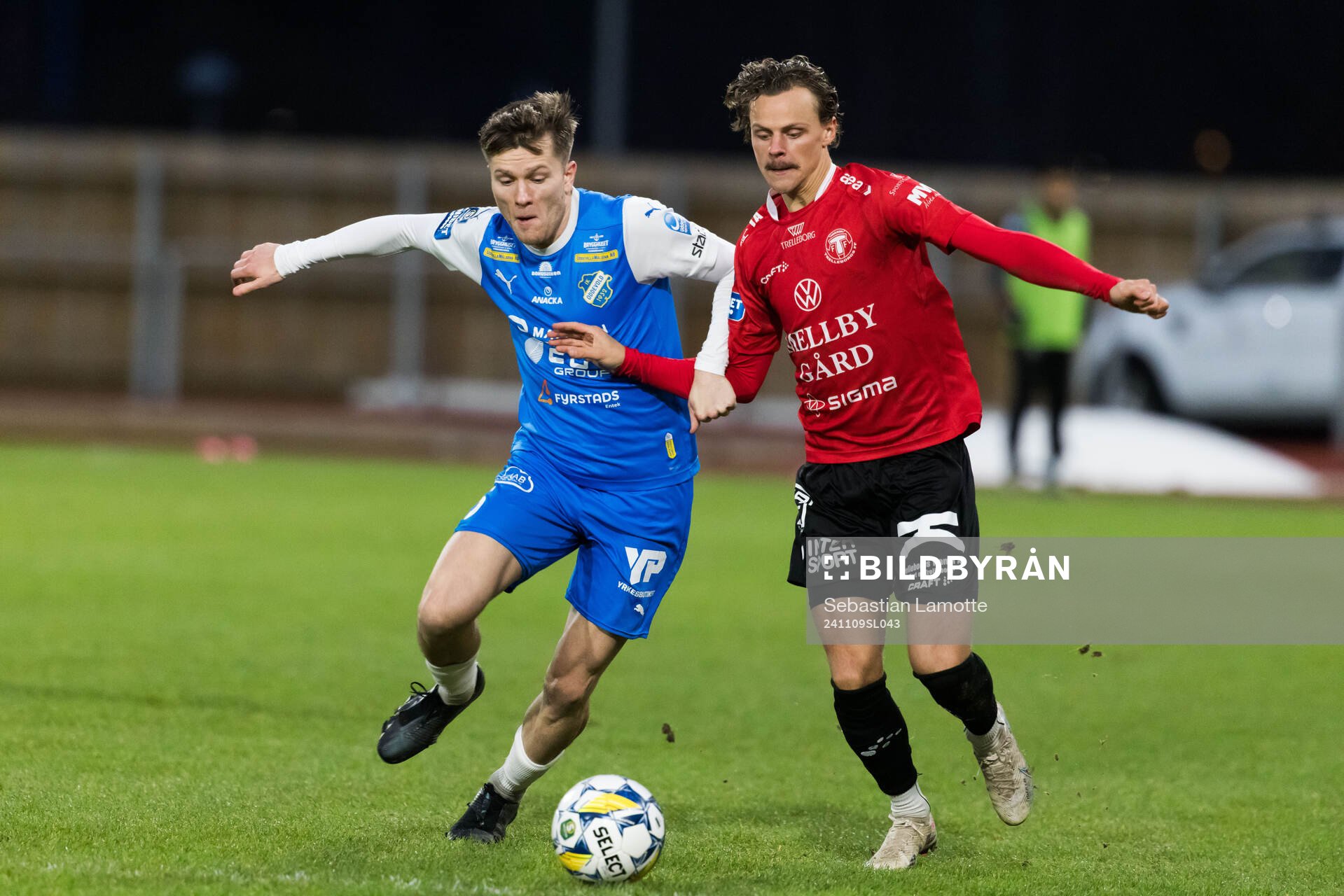 Oddevolds Anton Snibb och Trelleborgs Fredrik Martinsson