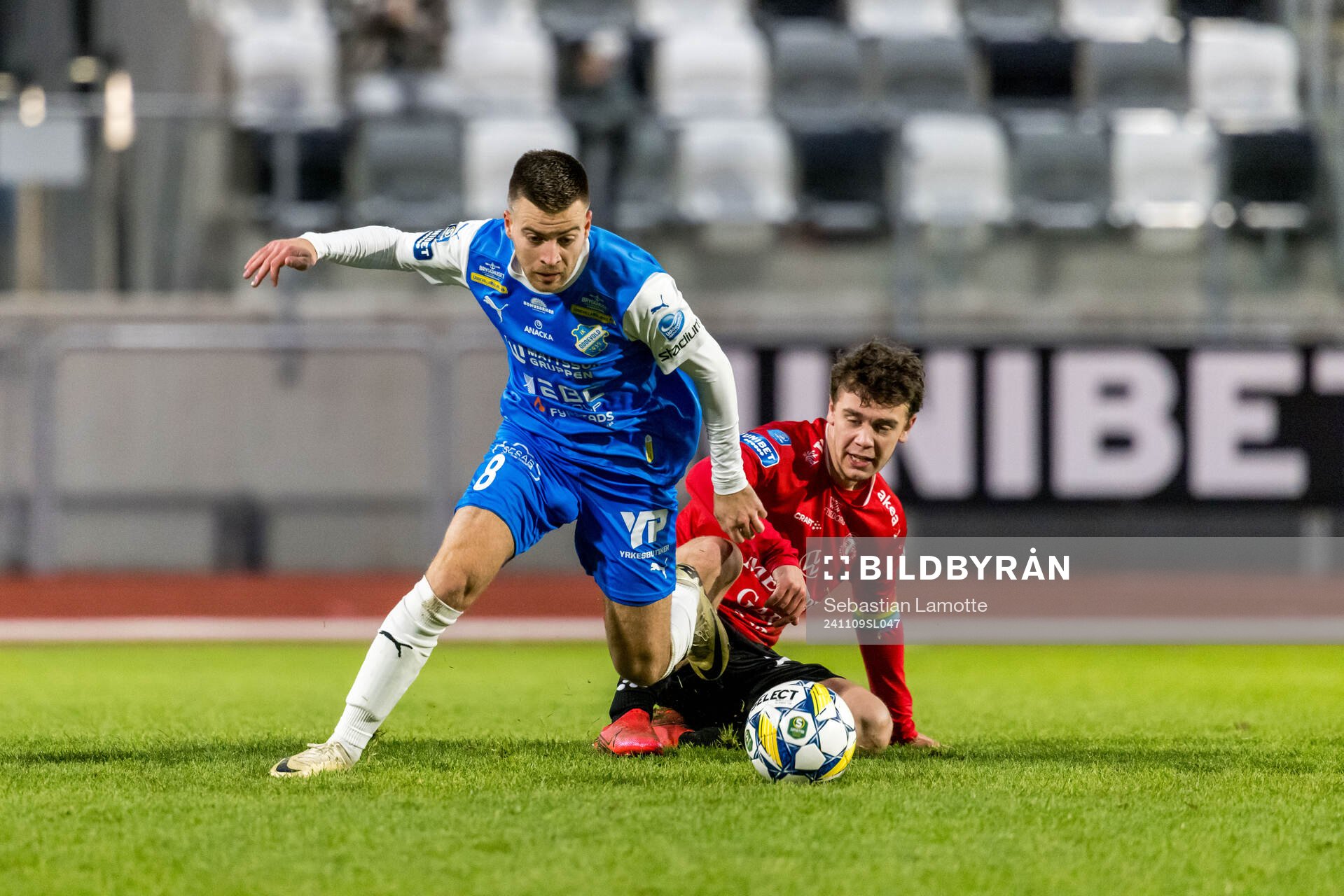 Oddevolds Oscar Iglicar Berntsson och Trelleborgs Viktor