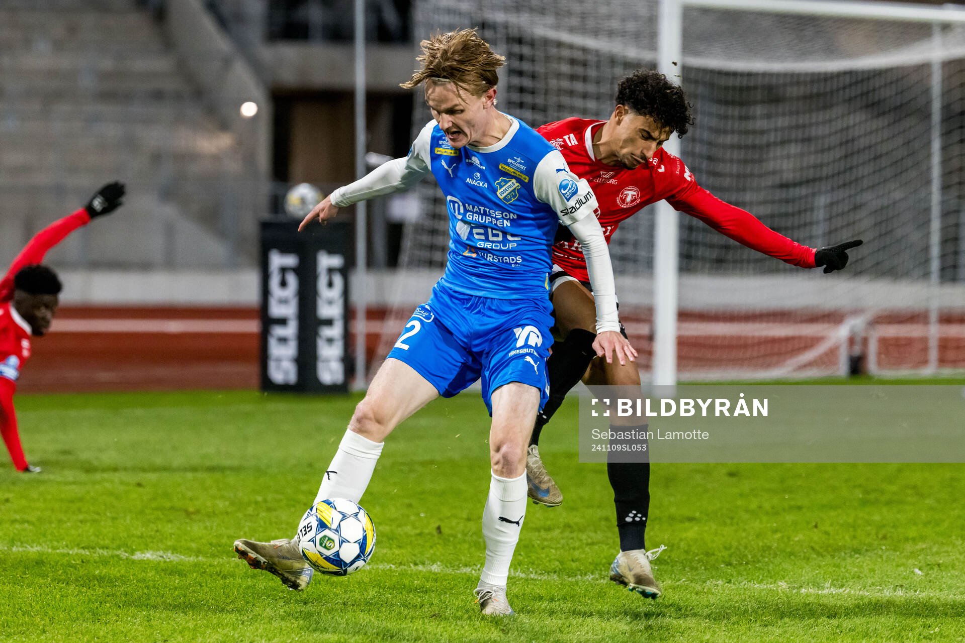 Oddevolds Julius Johansson och Trelleborgs Othmane Salama