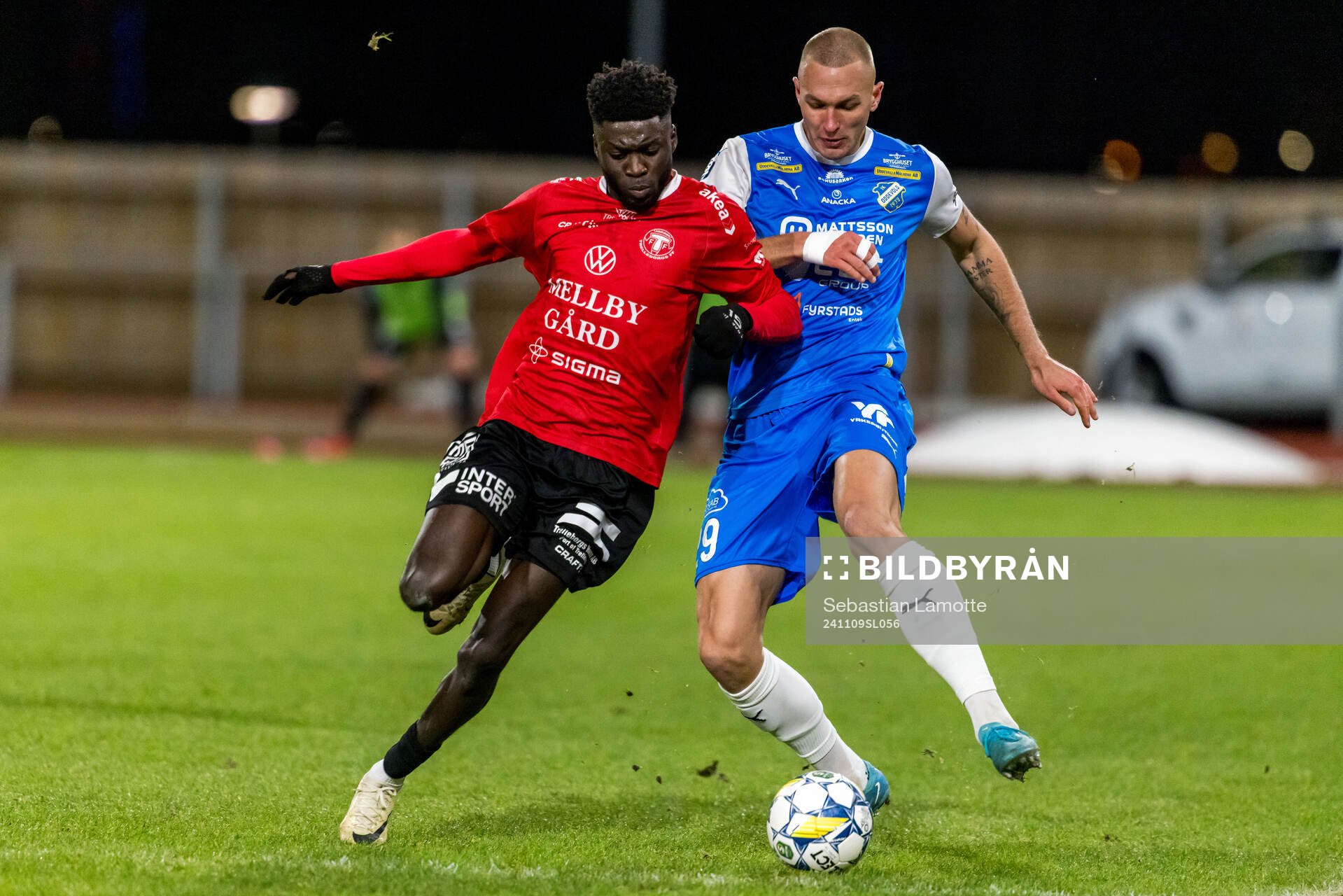 Trelleborgs Emmanuel Godwin och Oddevolds Kristoffer