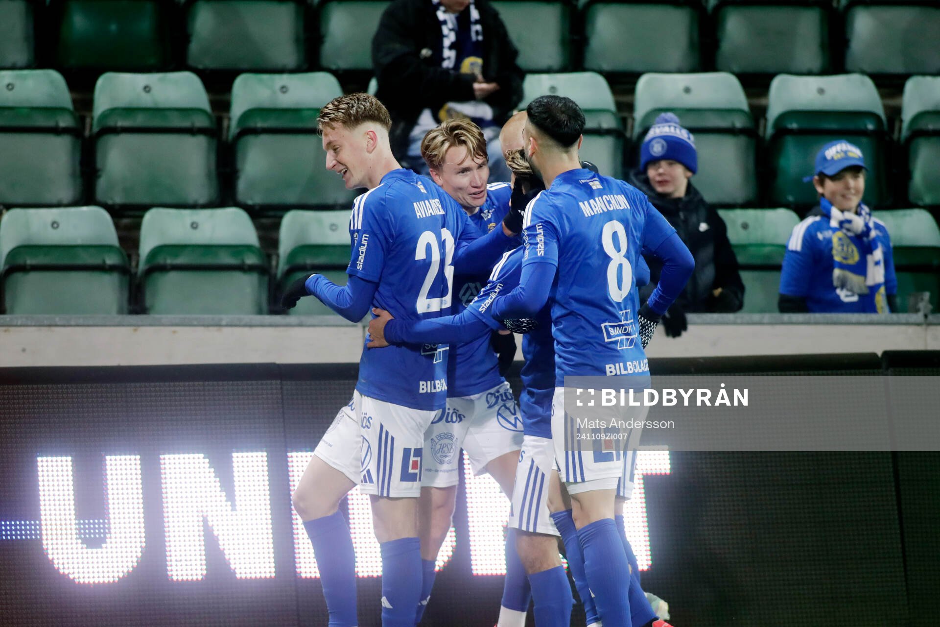 GIF Sundsvalls Marcus Burman jublar
