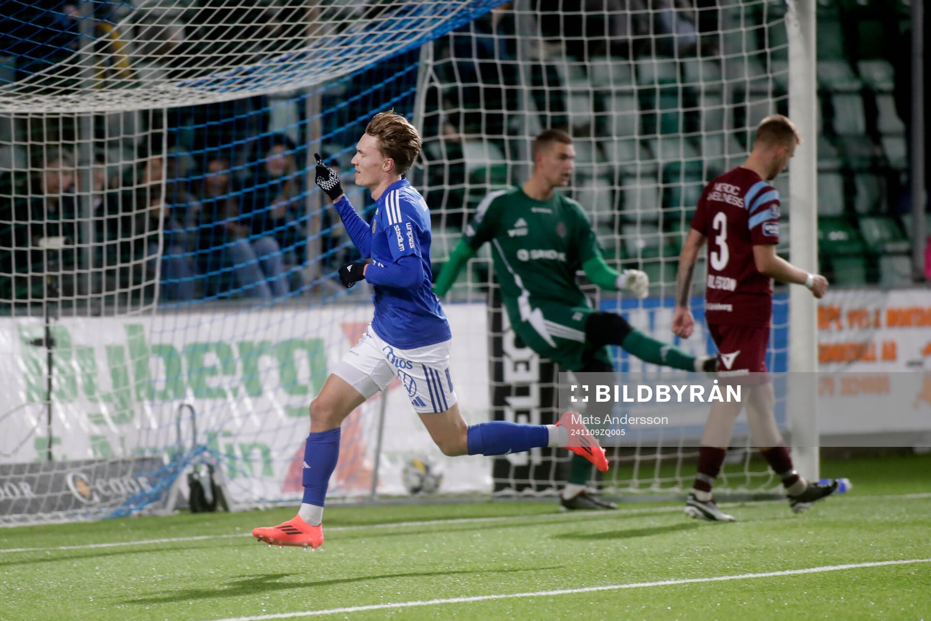 GIF Sundsvalls Marcus Burman jublar