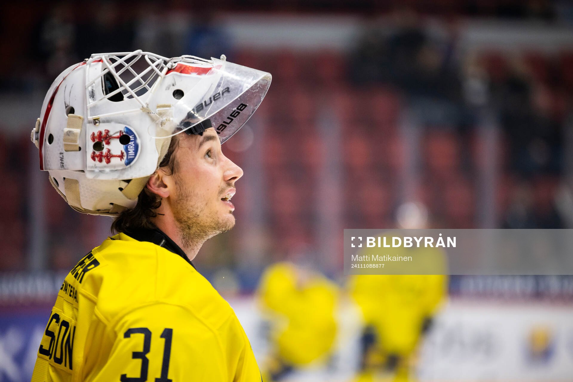 goalkeeper Jacob Johansson of Sweden