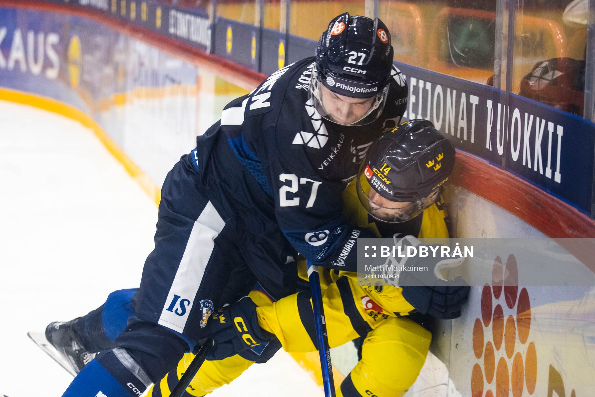 Santtu Kinnunen of Finland and Oskar Lang of Sweden