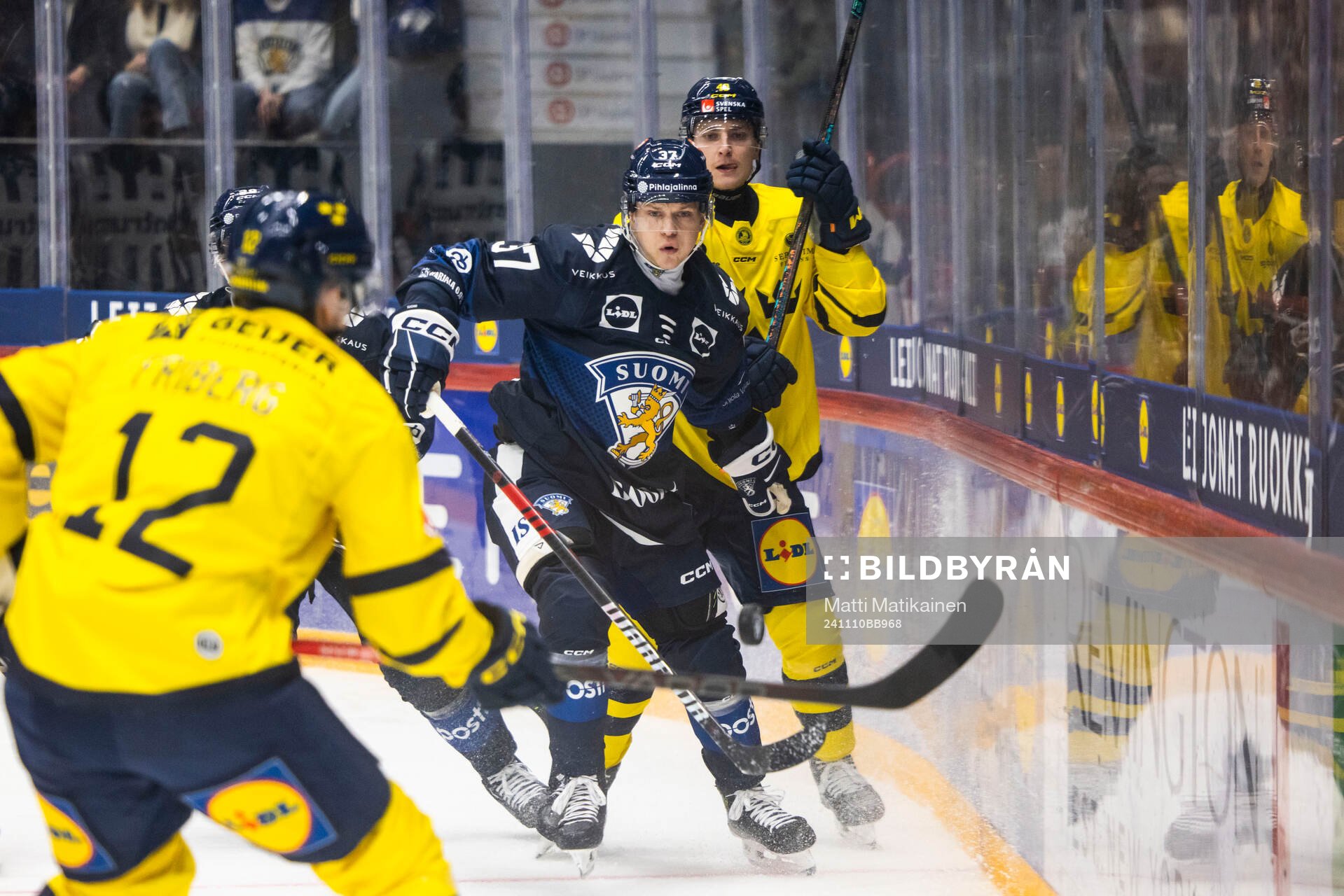 Atro Leppänen of Finland and Jacob Peterson of Sweden