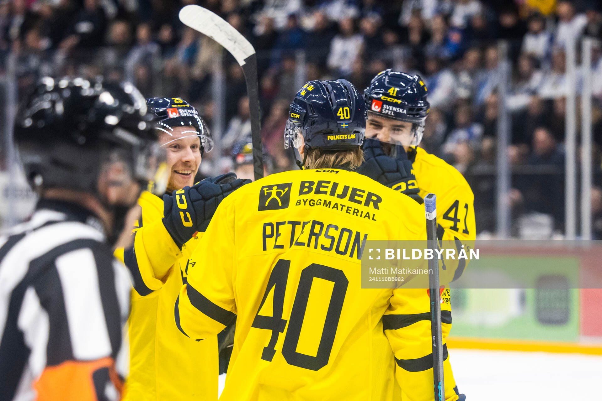 Oskar Steen of Sweden celebrates
