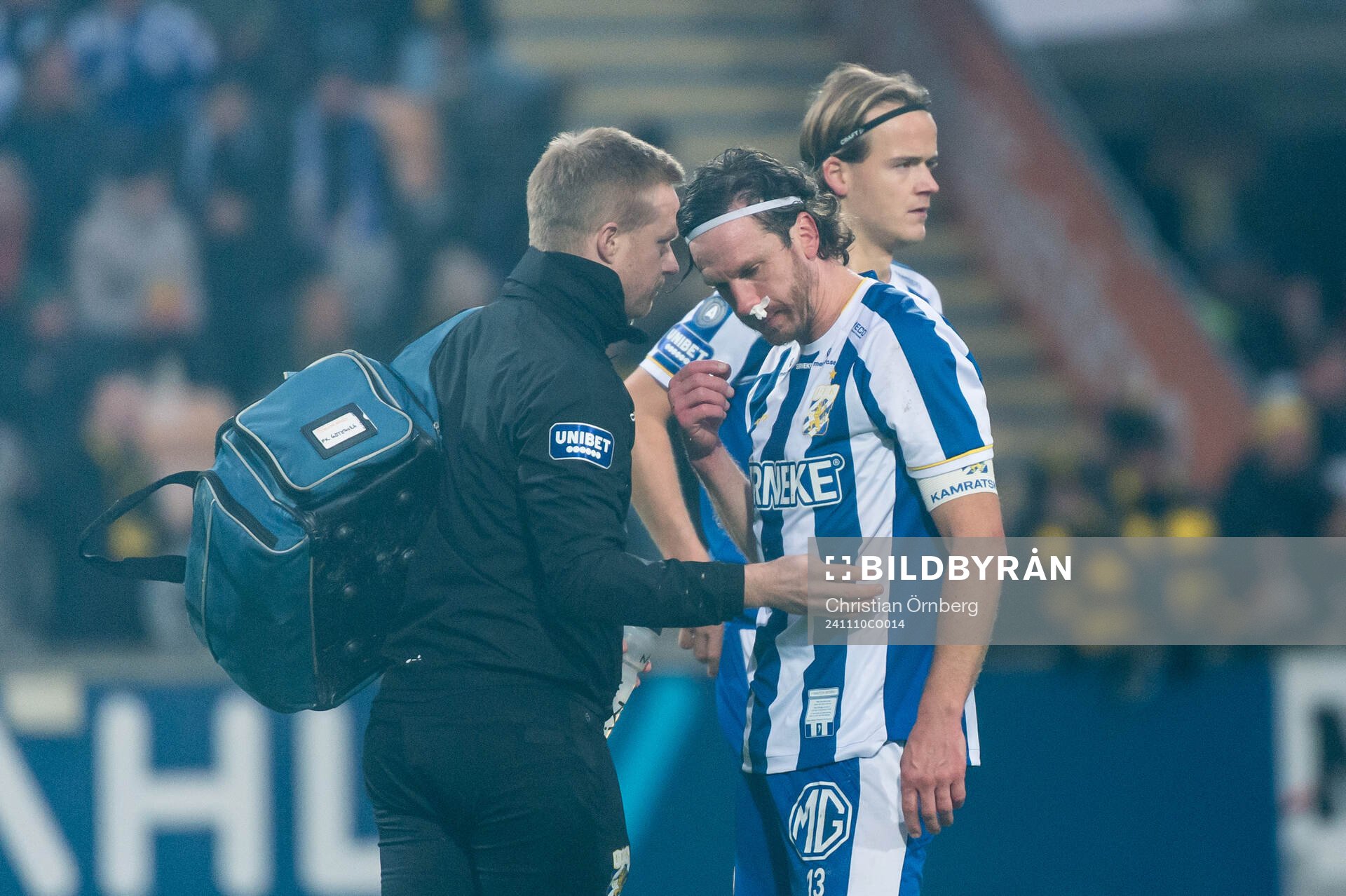 IFK Göteborgs Gustav Svensson har ont