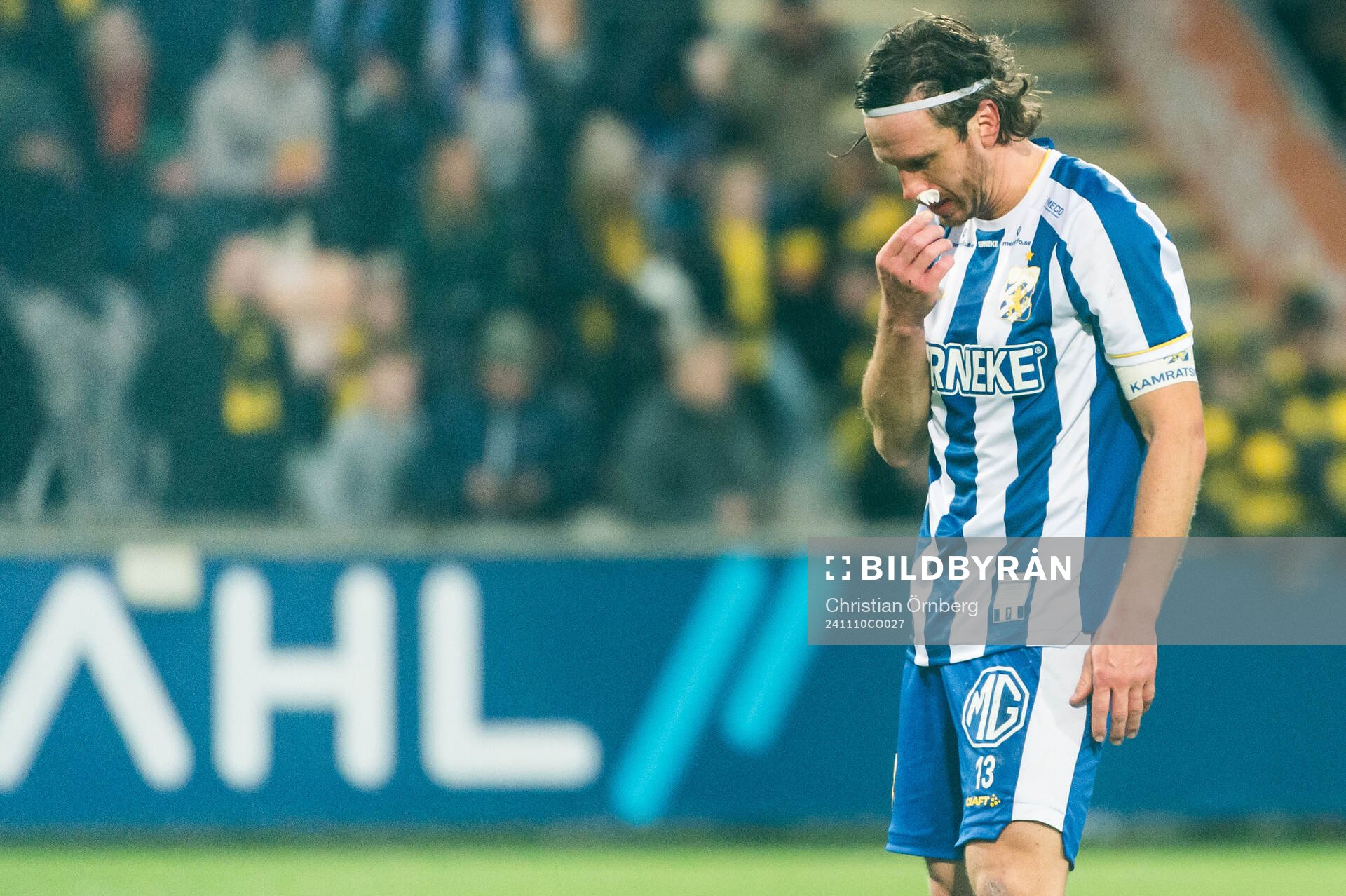 IFK Göteborgs Gustav Svensson deppar