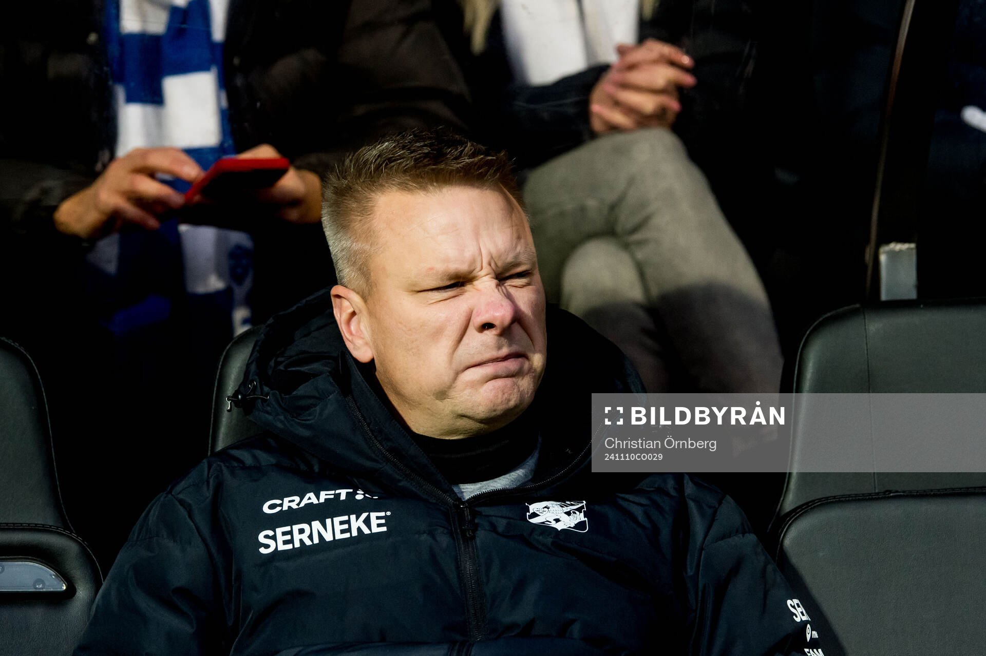 IFK Göteborgs tränare Stefan Billborn deppar