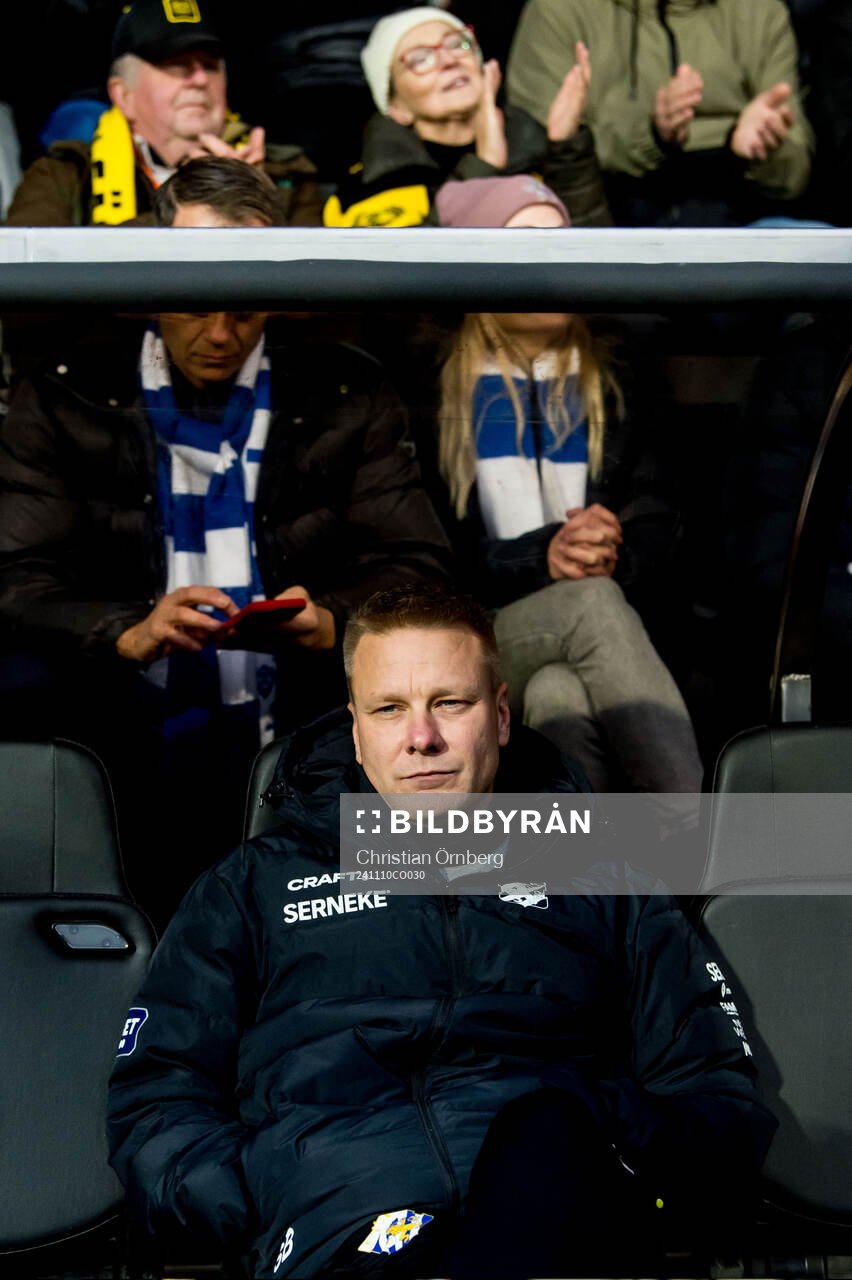 IFK Göteborgs tränare Stefan Billborn deppar