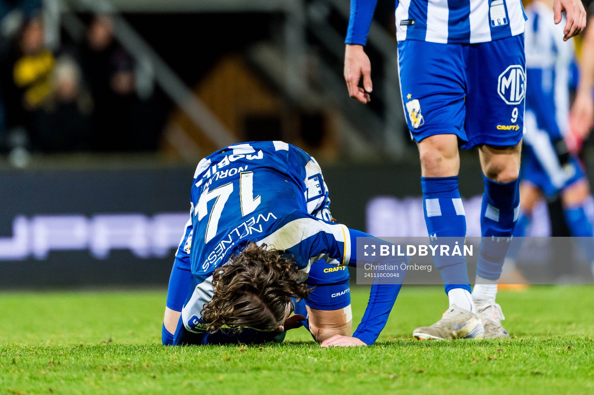 IFK Göteborgs Gustaf Norlin deppar