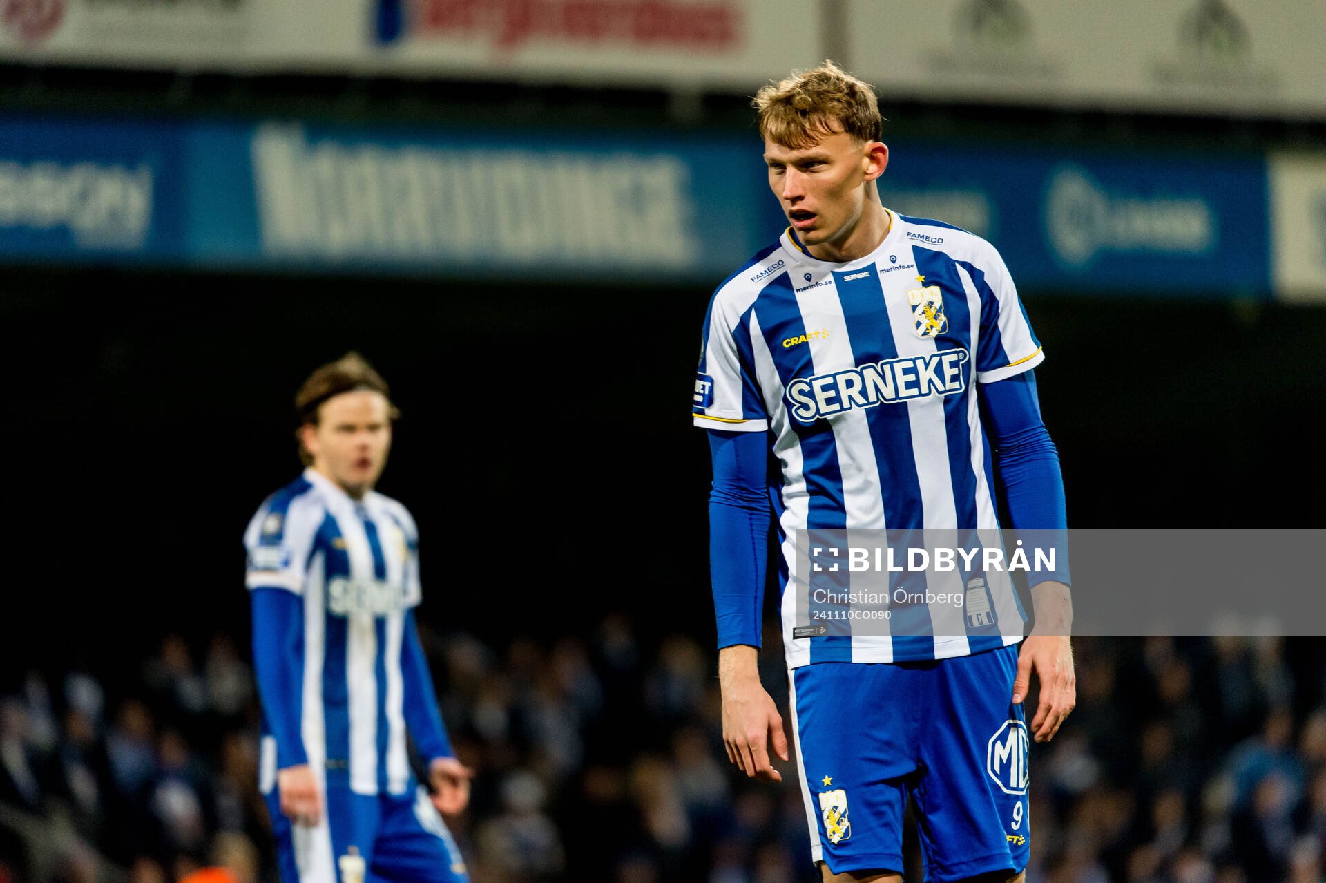 IFK Göteborgs Laurs Skjellerup deppar