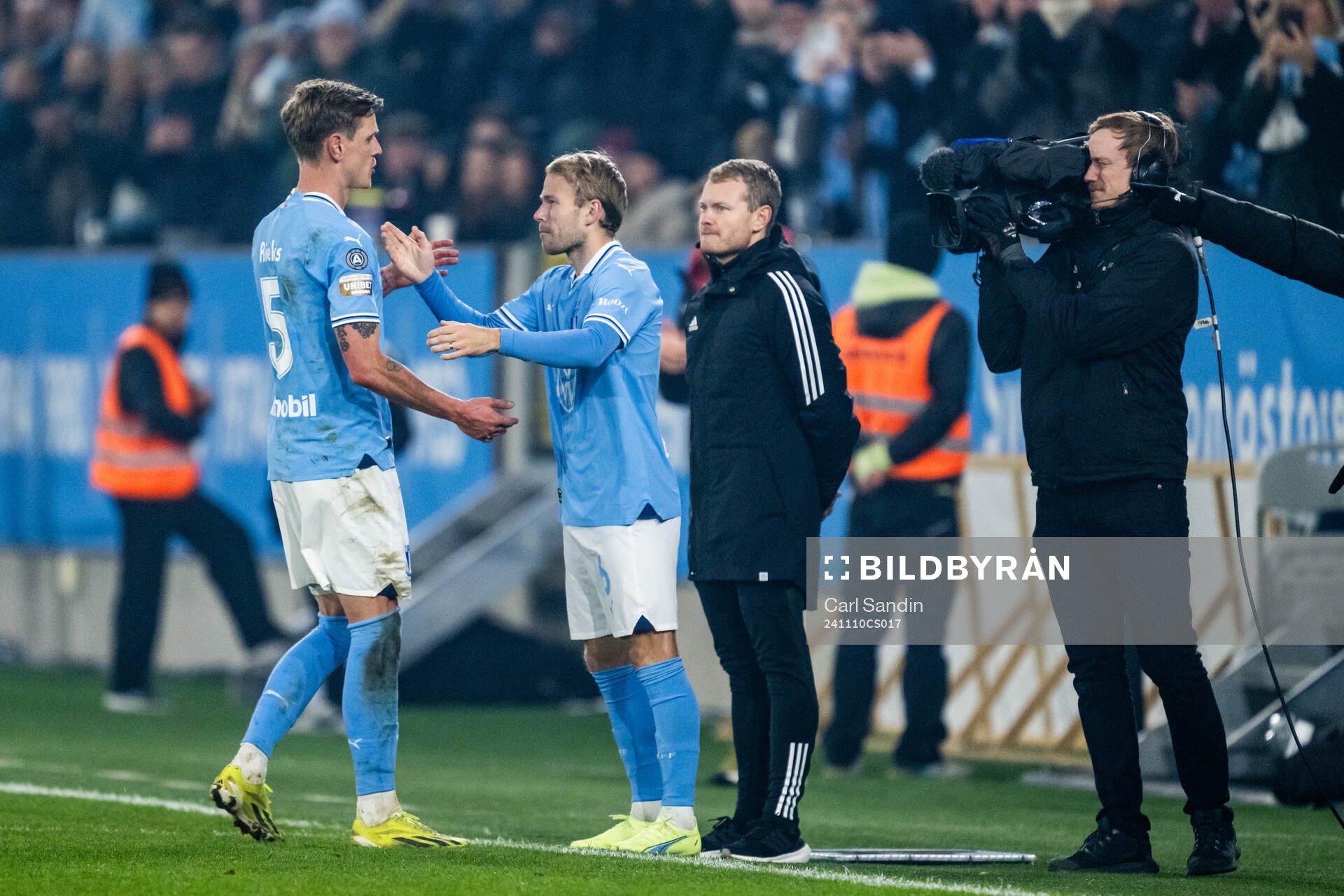 Malmö FFs Søren Rieks byts ut mot Oscar Lewicki