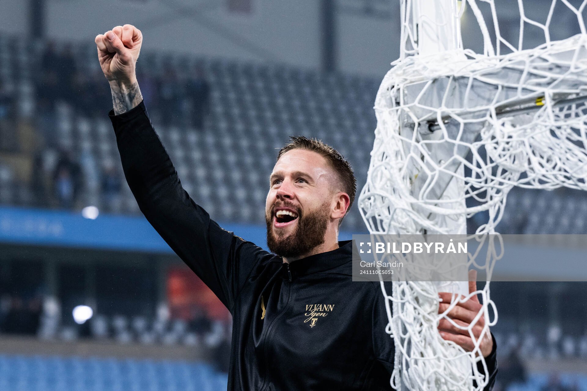 Malmö FFs Pontus Jansson jublar