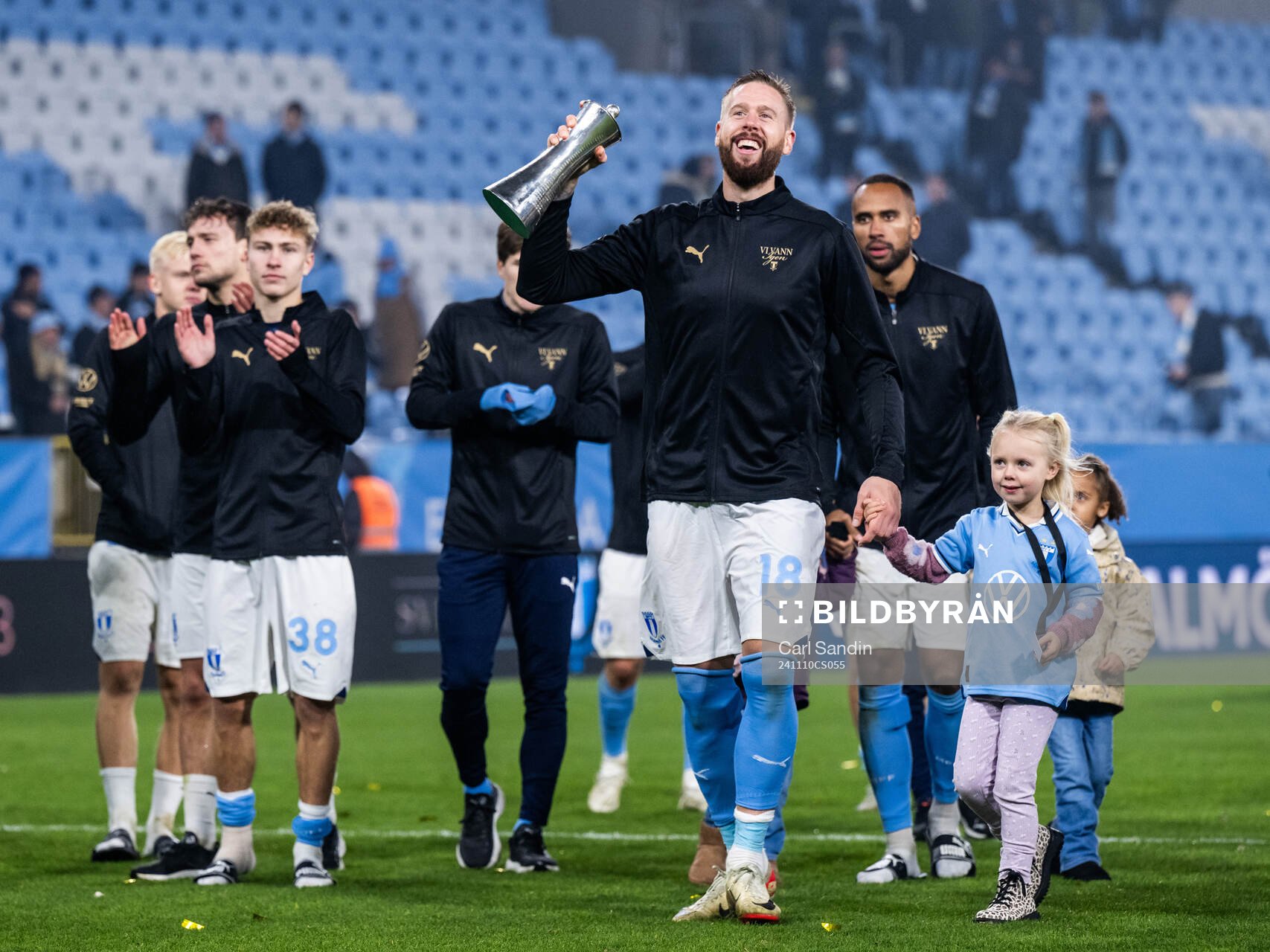 Malmö FFs Pontus Jansson jublar